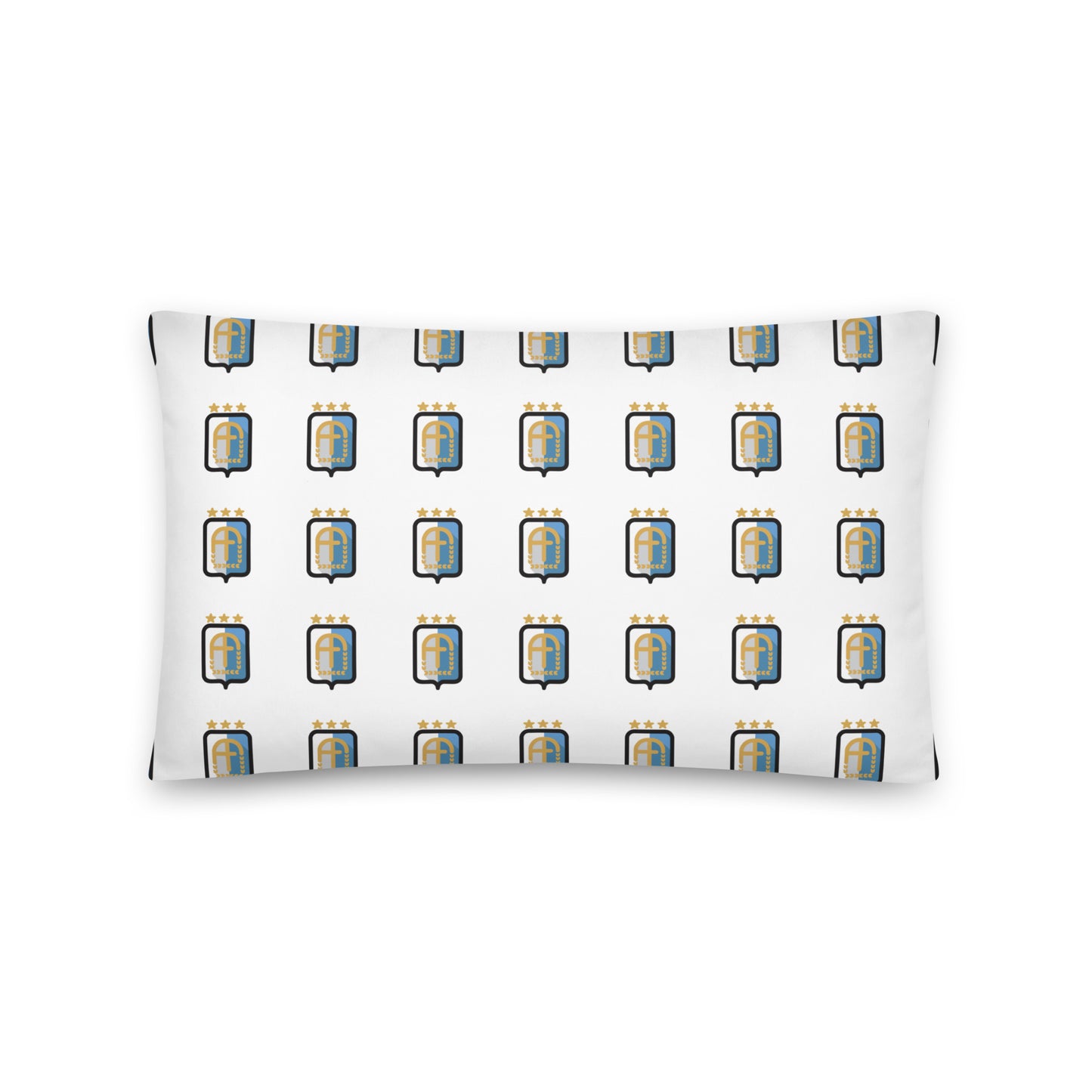 Argentina Vintage 3 Stars Decorative Pillow