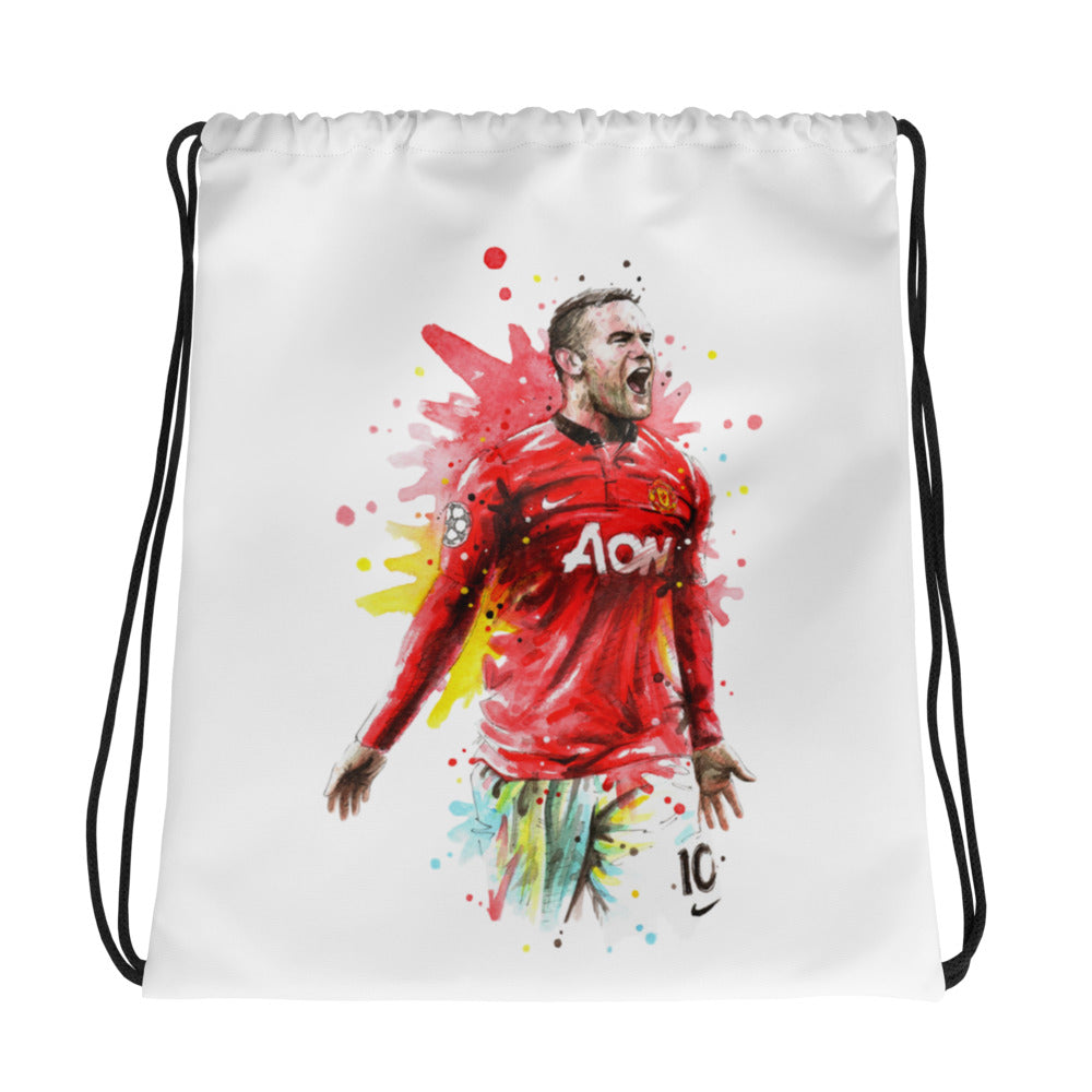 Manchester United Wayne Rooney Vintage Drawstring bag - The 90+ Minute