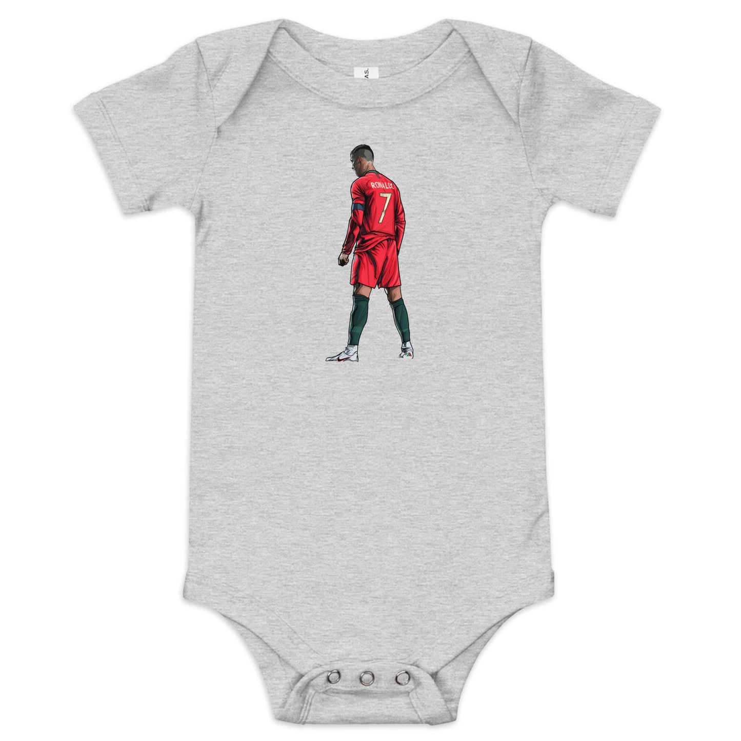 CR7 Free Kick Pose Portugal Baby Onesie