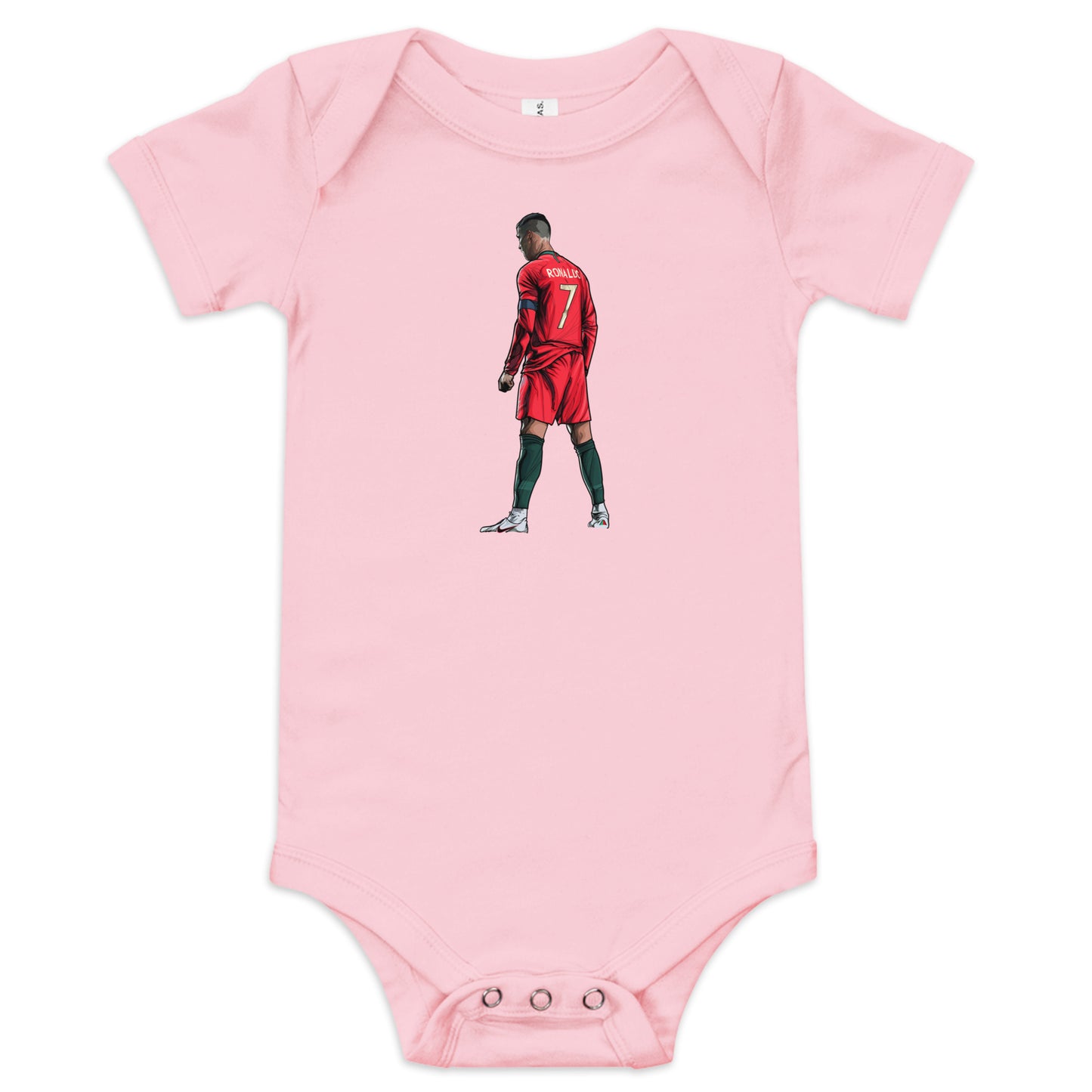 CR7 Free Kick Pose Portugal Baby Onesie