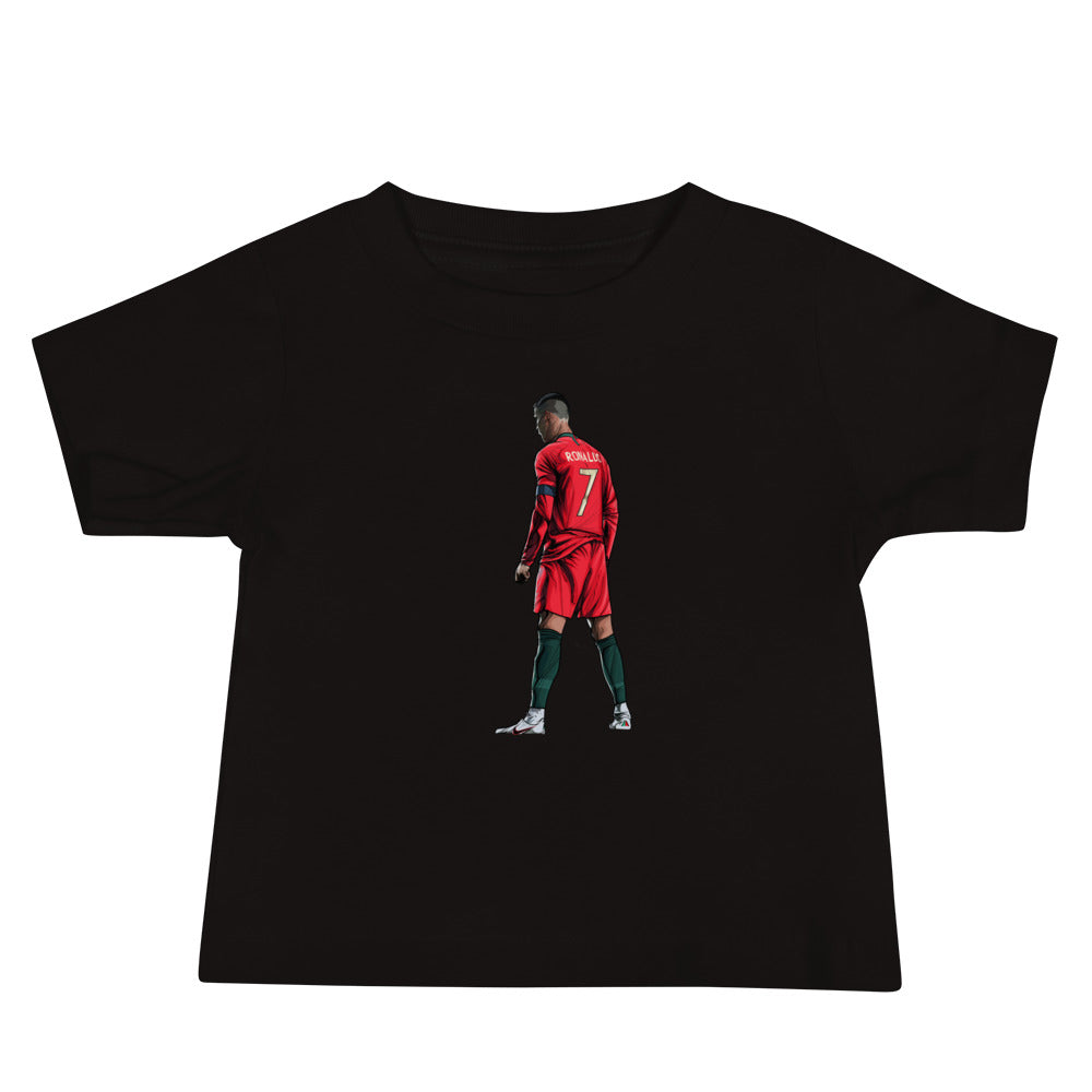 CR7 Free Kick Pose Portugal Baby Jersey Short Sleeve Tee