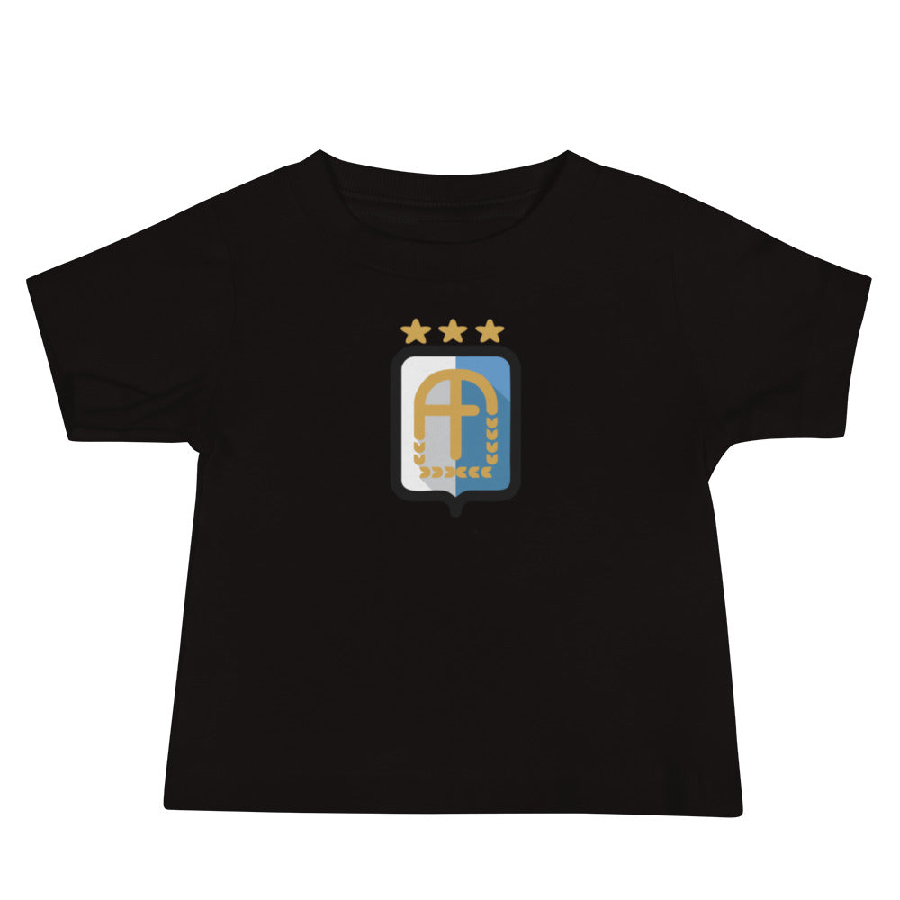Argentina Vintage Logo 3 Stars Baby Jersey Short Sleeve Tee