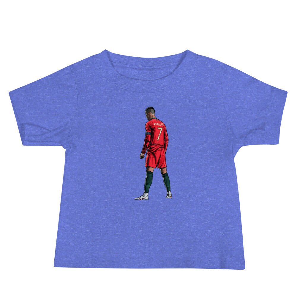 CR7 Free Kick Pose Portugal Baby Jersey Short Sleeve Tee
