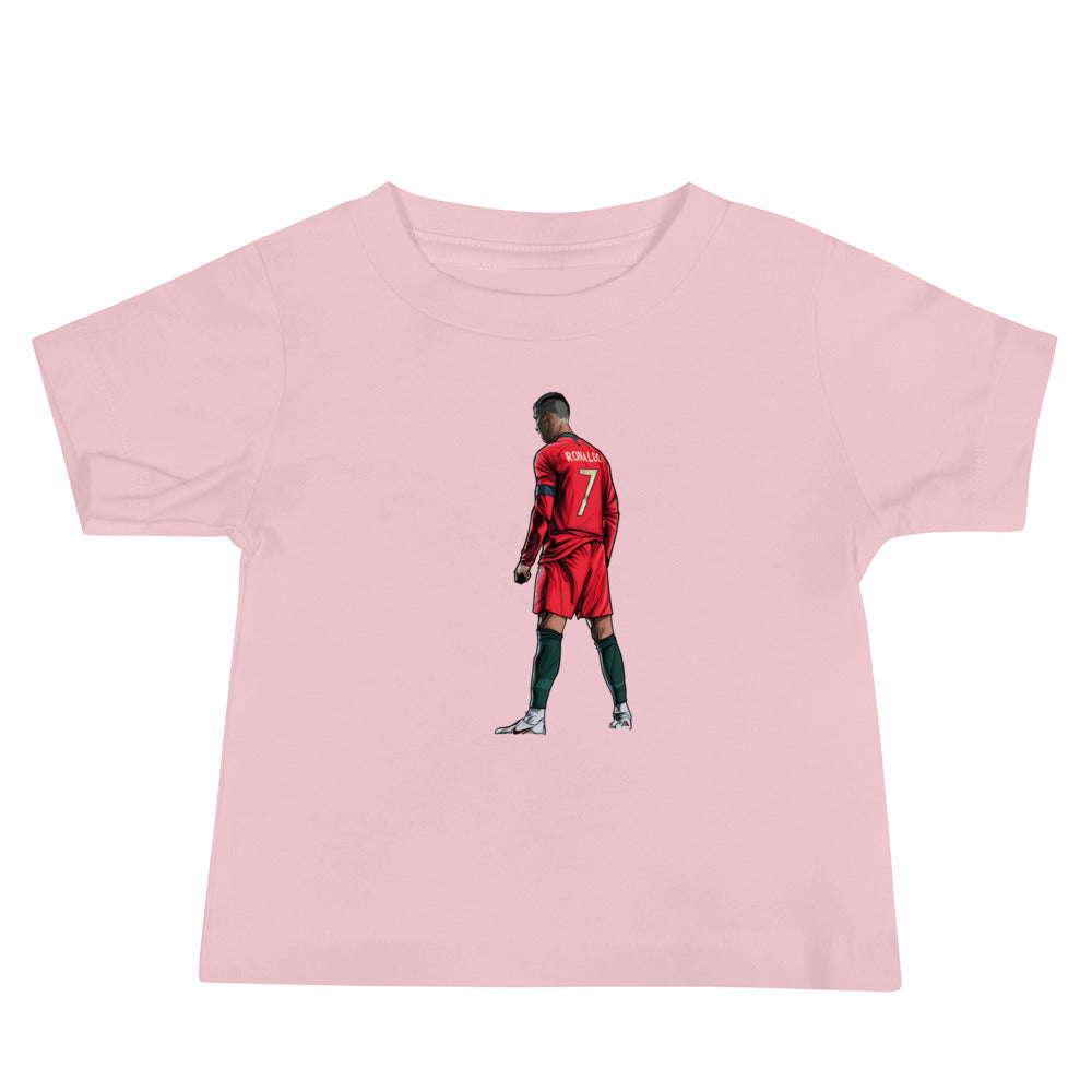 CR7 Free Kick Pose Portugal Baby Jersey Short Sleeve Tee
