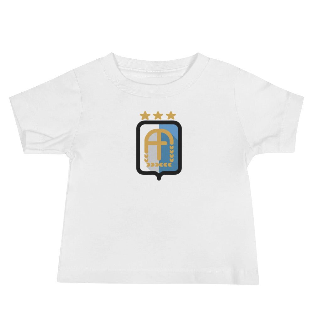 Argentina Vintage Logo 3 Stars Baby Jersey Short Sleeve Tee