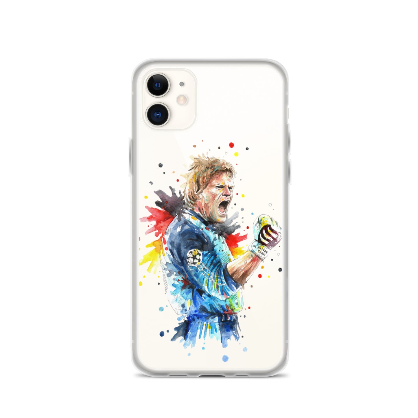 Germany Oliver Kahn Vintage Clear Case for iPhone® - The 90+ Minute