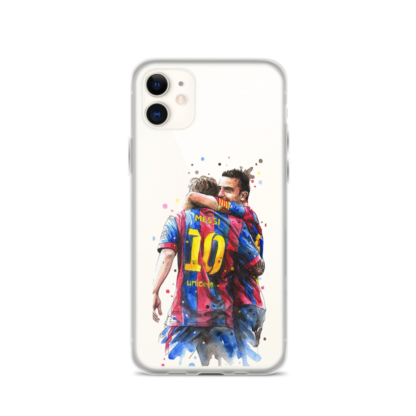 Messi & Xavi Barcelona days Clear Case for iPhone®