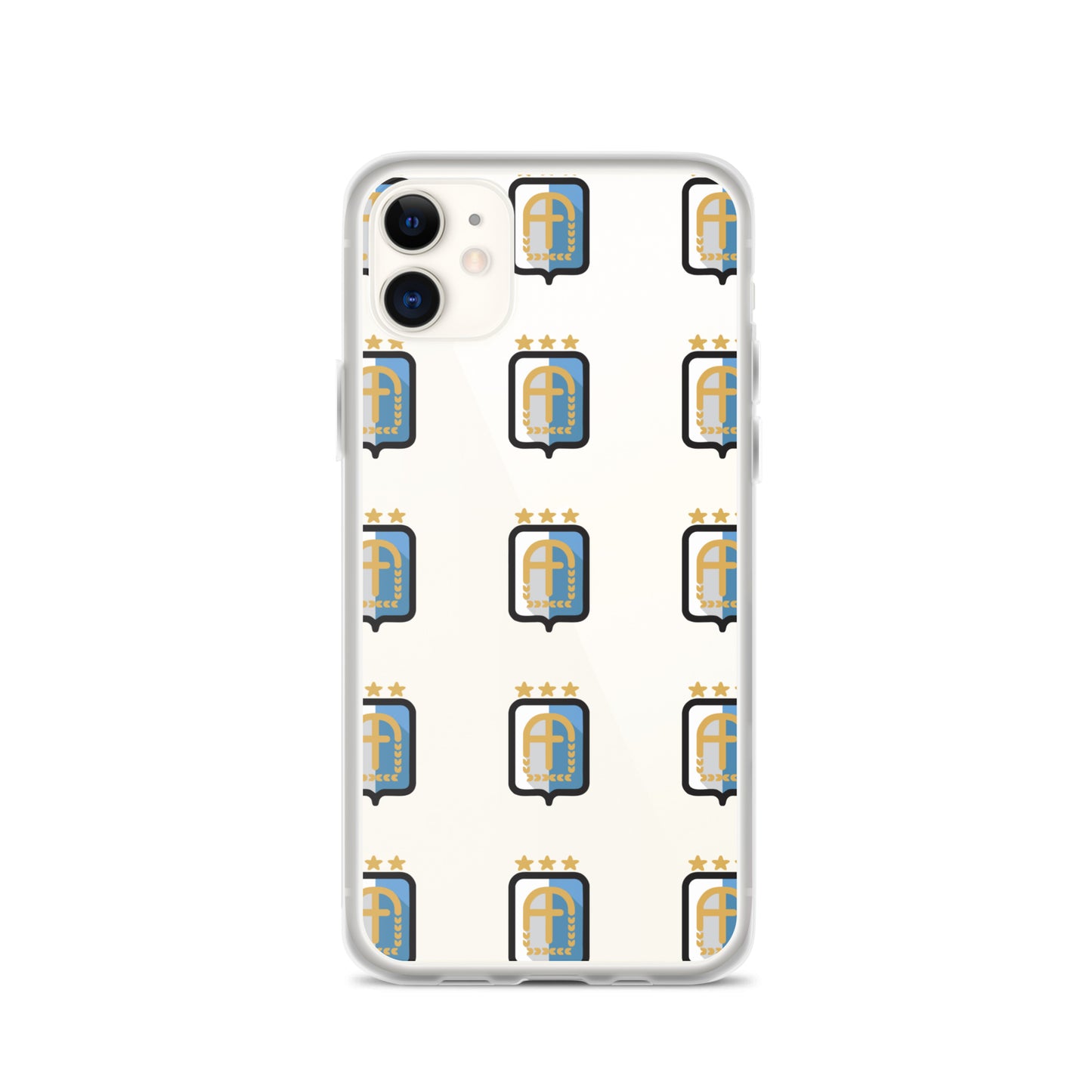Argentina Vintage Logo 3 Stars Clear Case for iPhone®