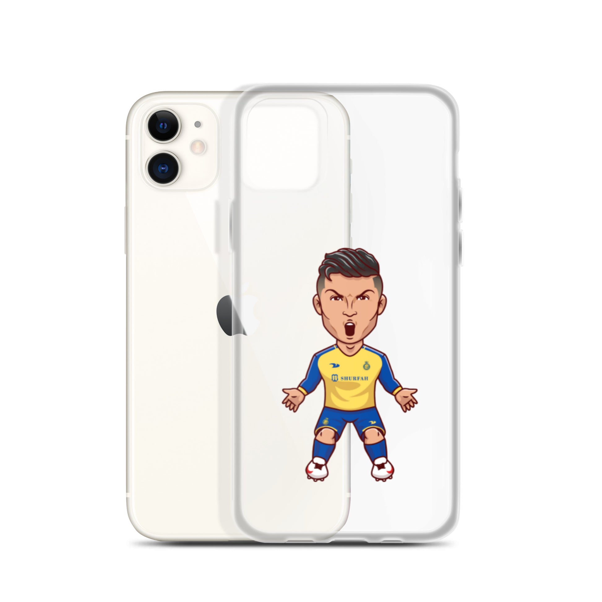 AL Nassr Ronaldo Clear Phone Case for iPhone® - The 90+ Minute