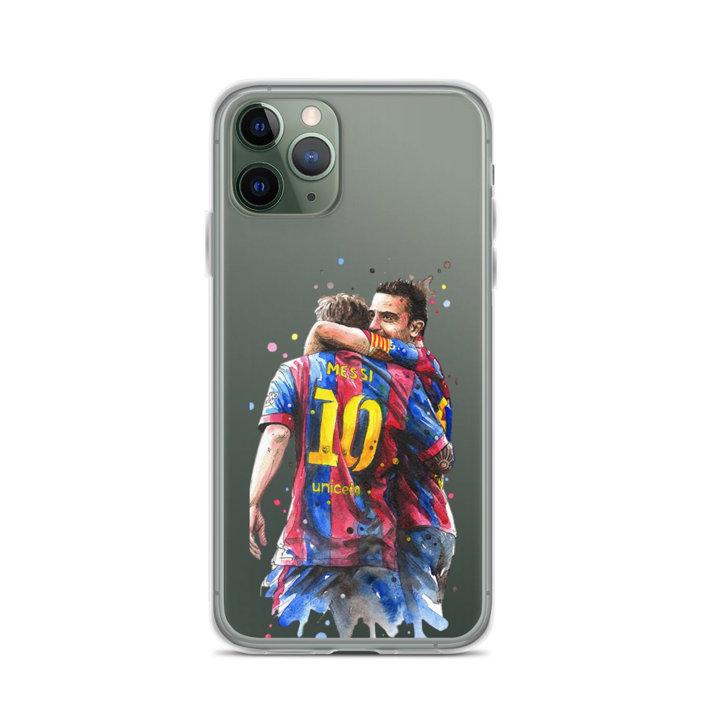 Messi & Xavi Barcelona days Clear Case for iPhone®