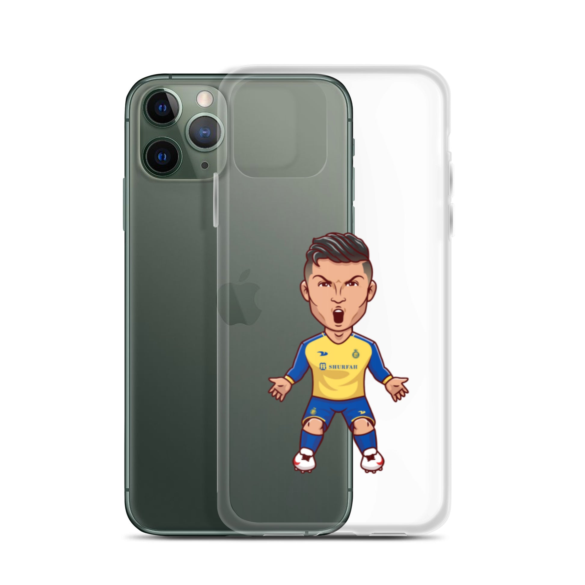 AL Nassr Ronaldo Clear Phone Case for iPhone® - The 90+ Minute