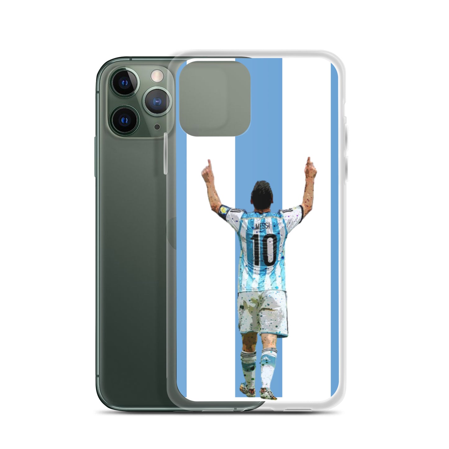 Messi Celebration Argentina Clear Case for iPhone® - The 90+ Minute