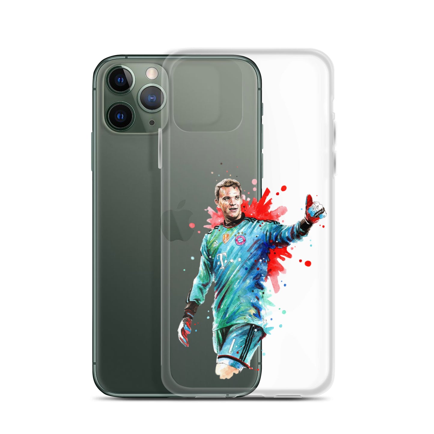 Bayern Neuer Vintage Clear Case for iPhone® - The 90+ Minute
