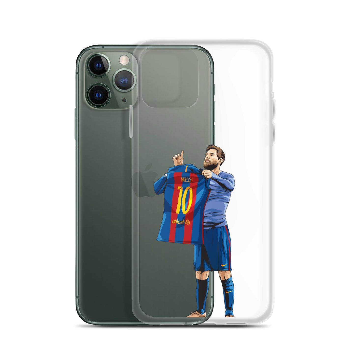 El Clasico Iconic Messi Celebration Clear Case for iPhone®