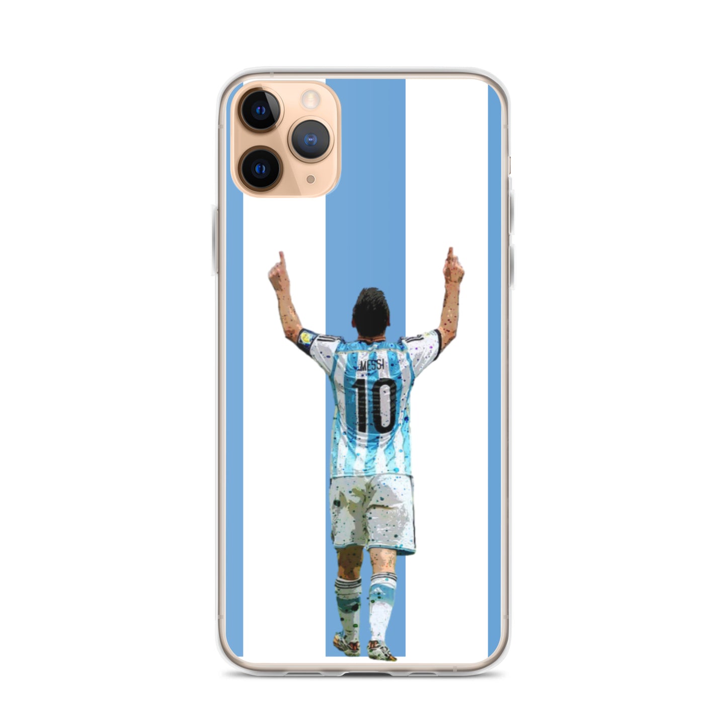 Messi Celebration Argentina Clear Case for iPhone® - The 90+ Minute