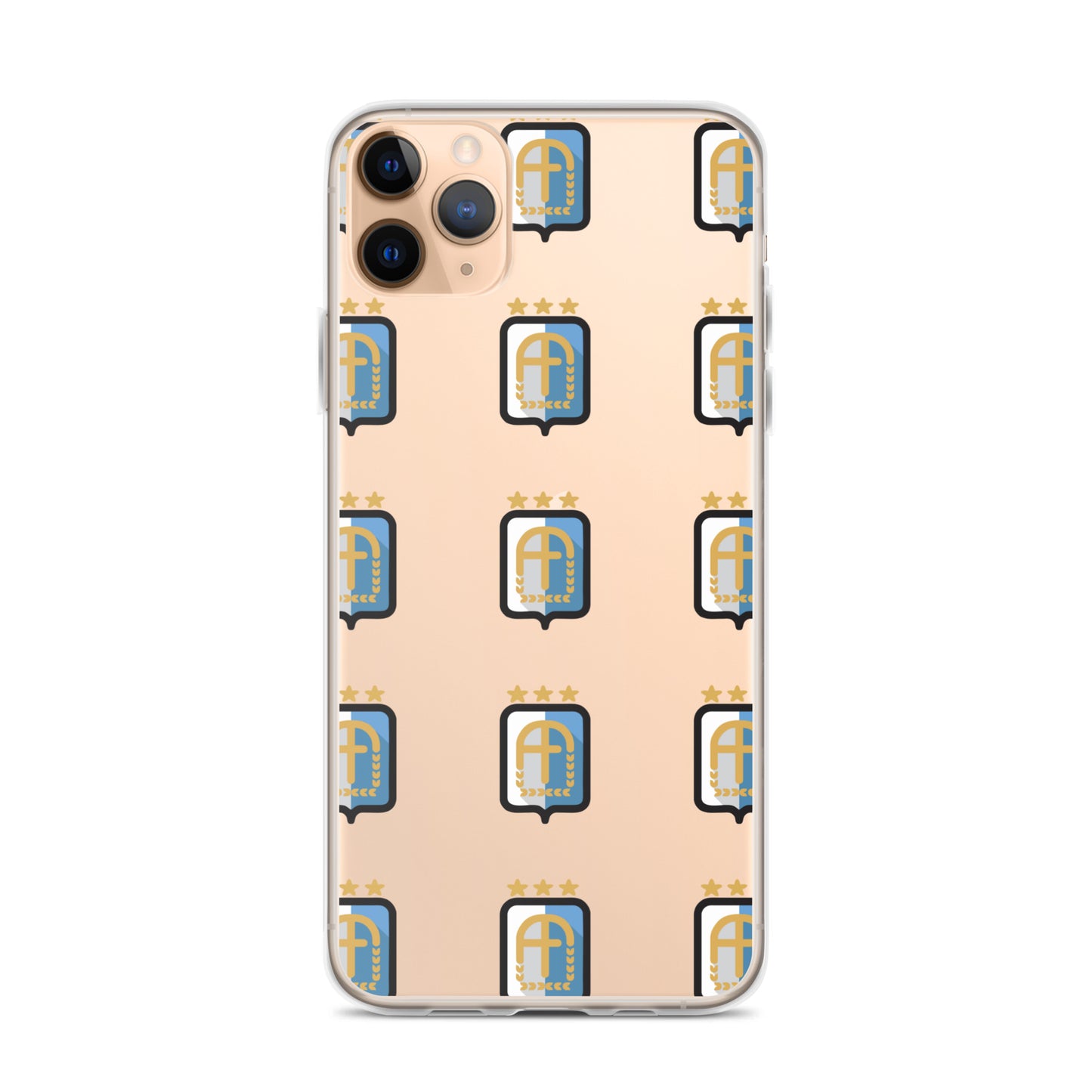 Argentina Vintage Logo 3 Stars Clear Case for iPhone®