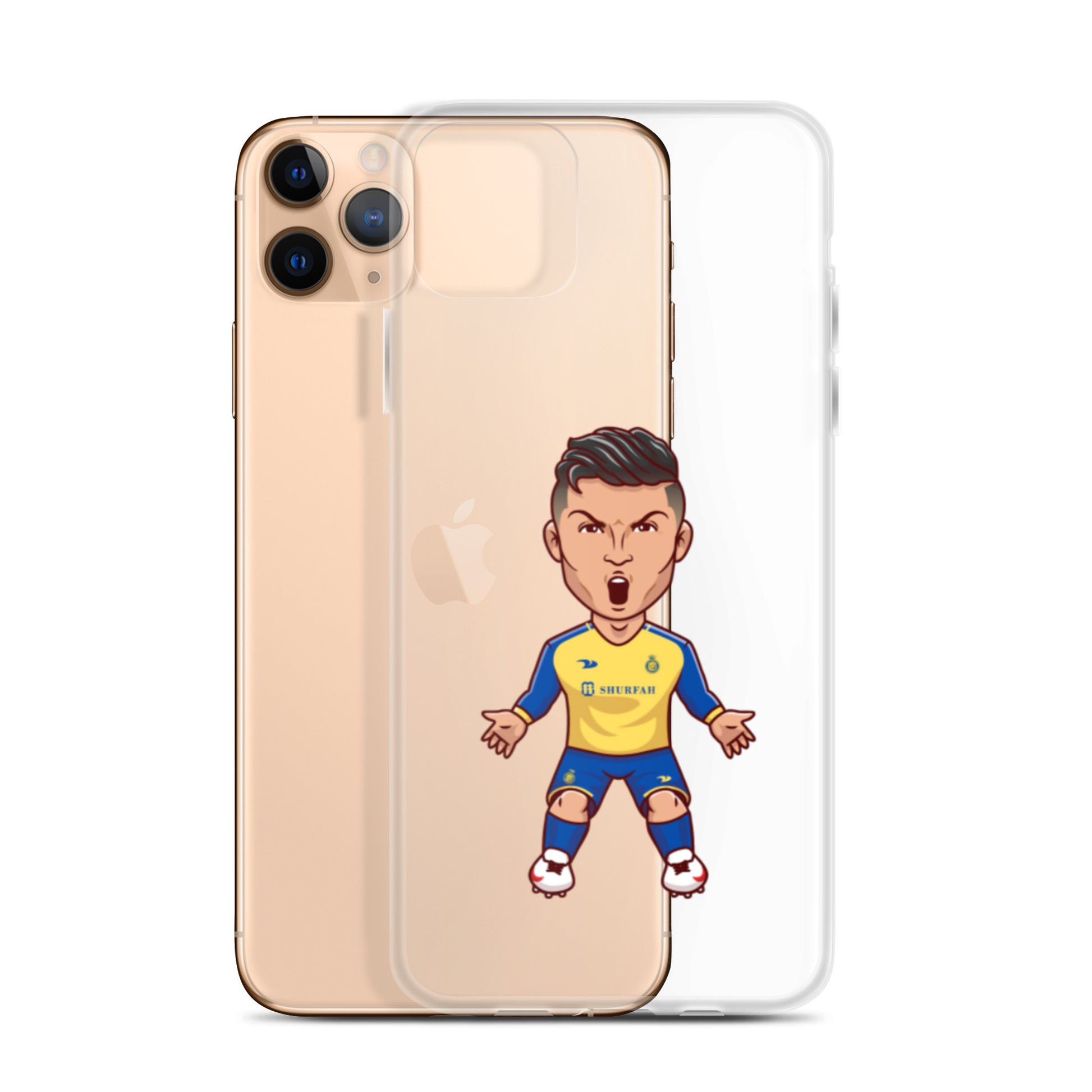 AL Nassr Ronaldo Clear Phone Case for iPhone® - The 90+ Minute