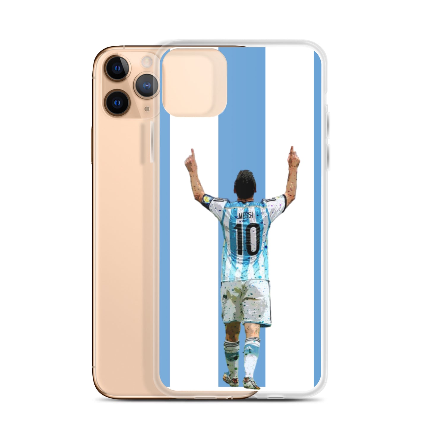 Messi Celebration Argentina Clear Case for iPhone® - The 90+ Minute