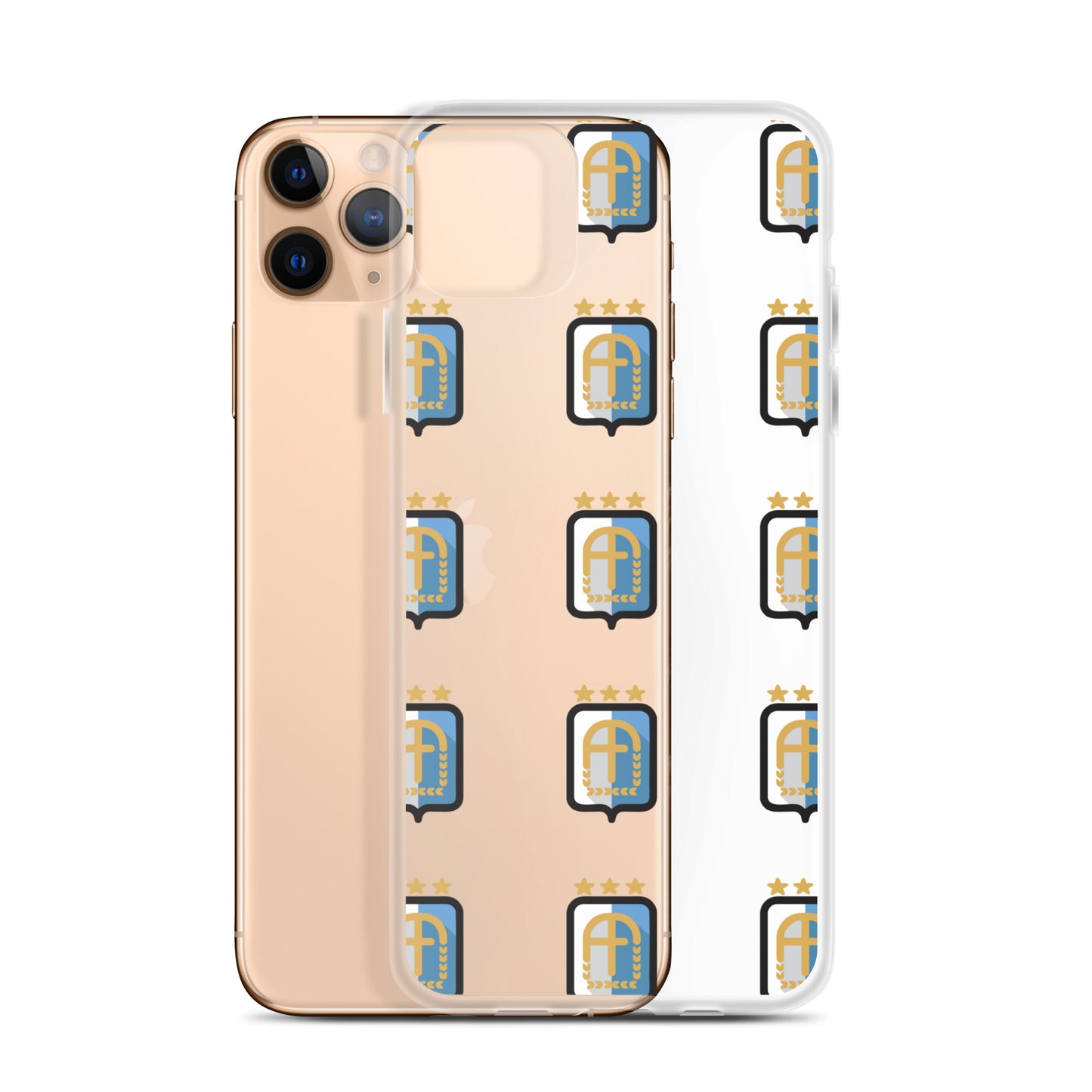Argentina Vintage Logo 3 Stars Clear Case for iPhone®
