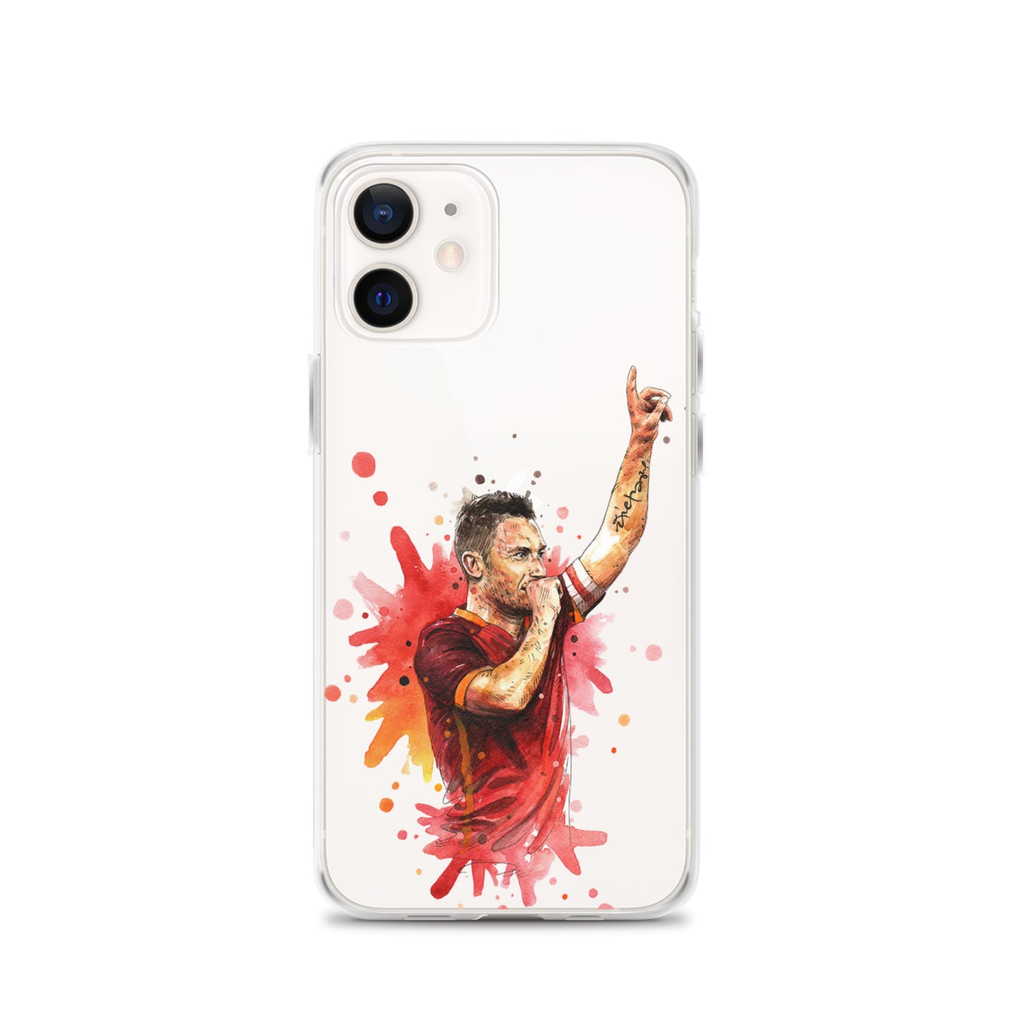 AS Roma Totti Eterno Vintage Clear Case for iPhone®