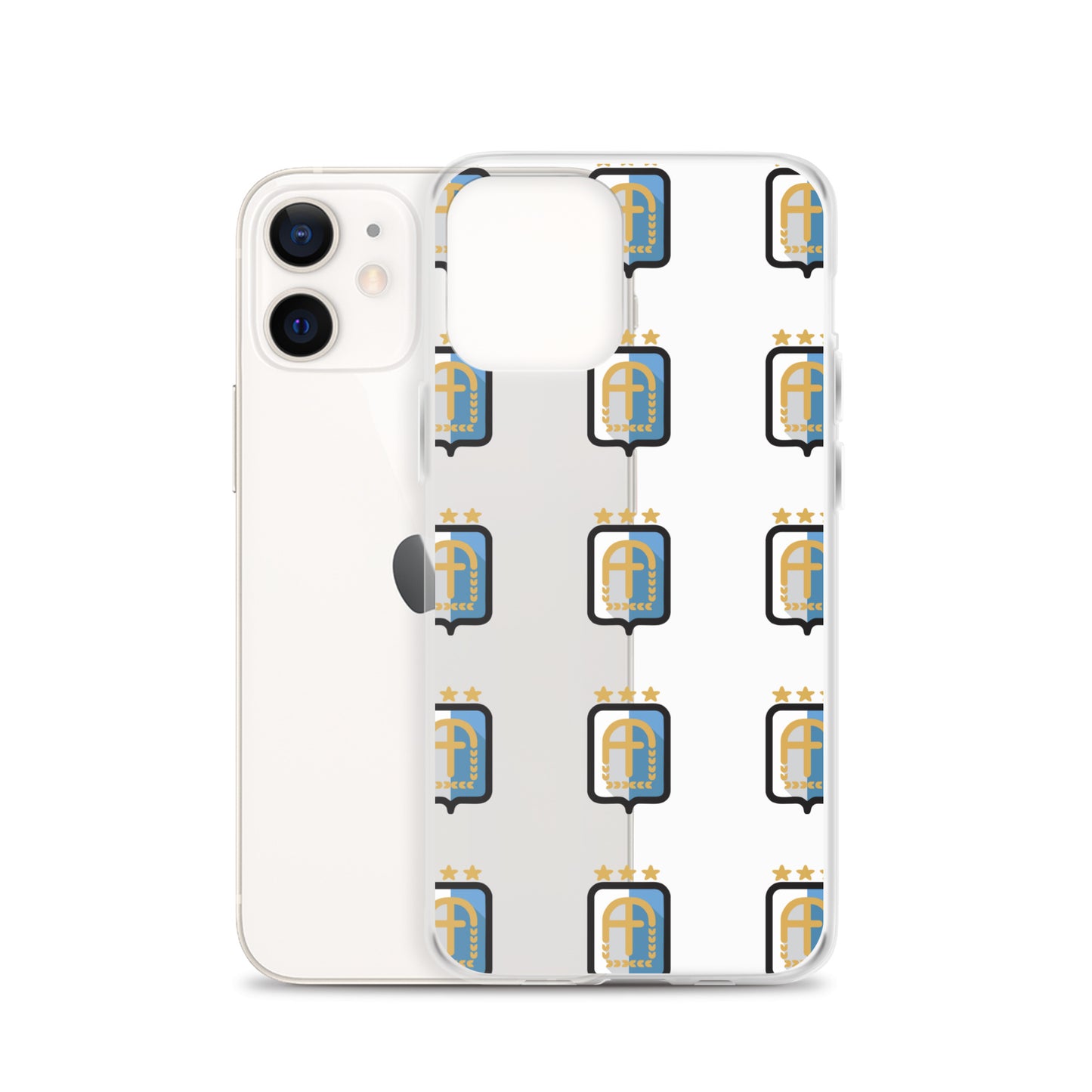 Argentina Vintage Logo 3 Stars Clear Case for iPhone®