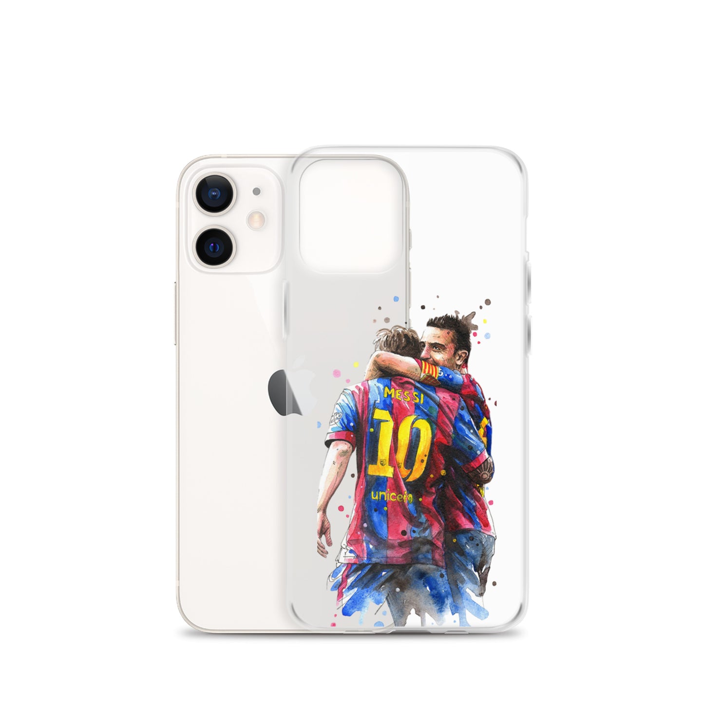 Messi & Xavi Barcelona days Clear Case for iPhone®