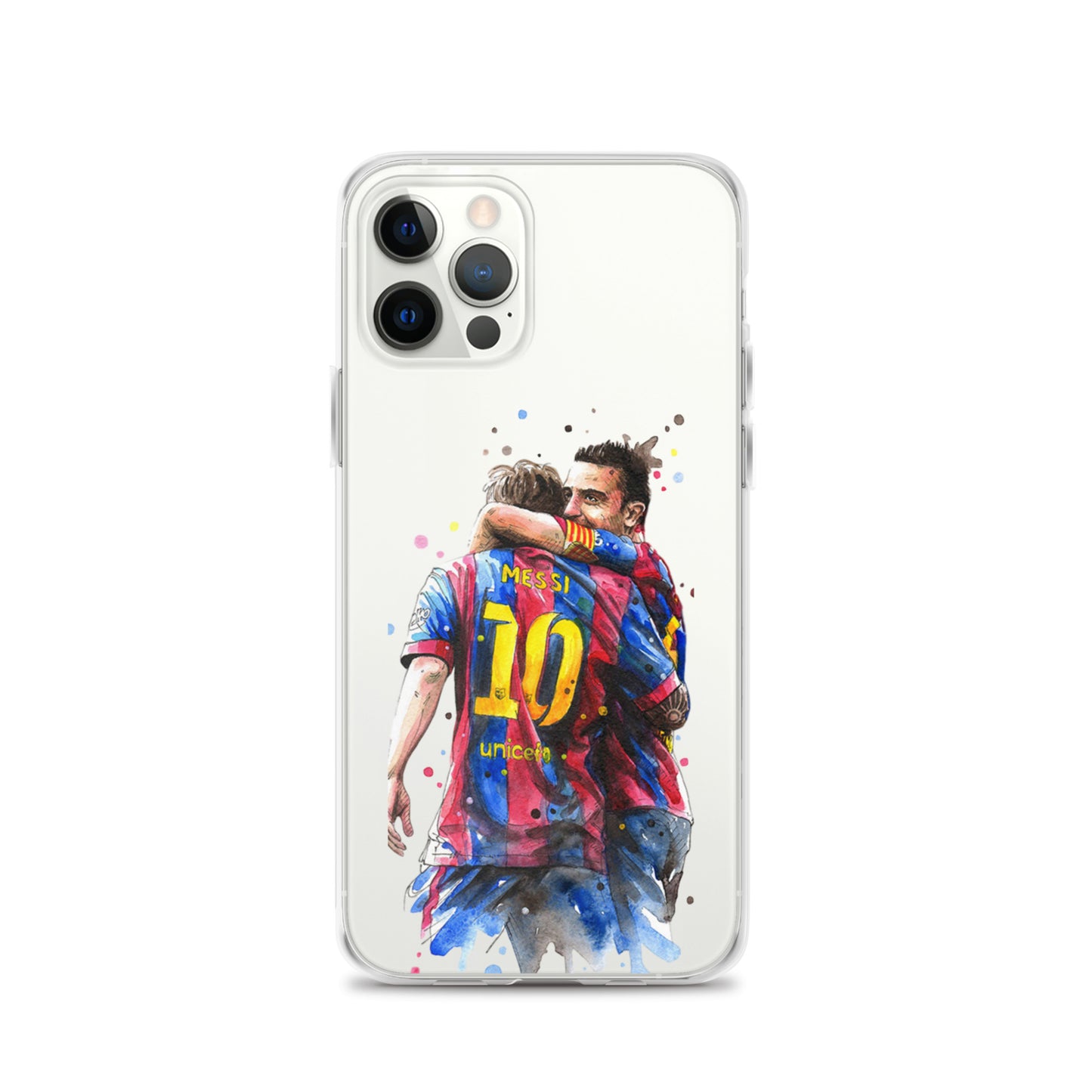 Messi & Xavi Barcelona days Clear Case for iPhone®