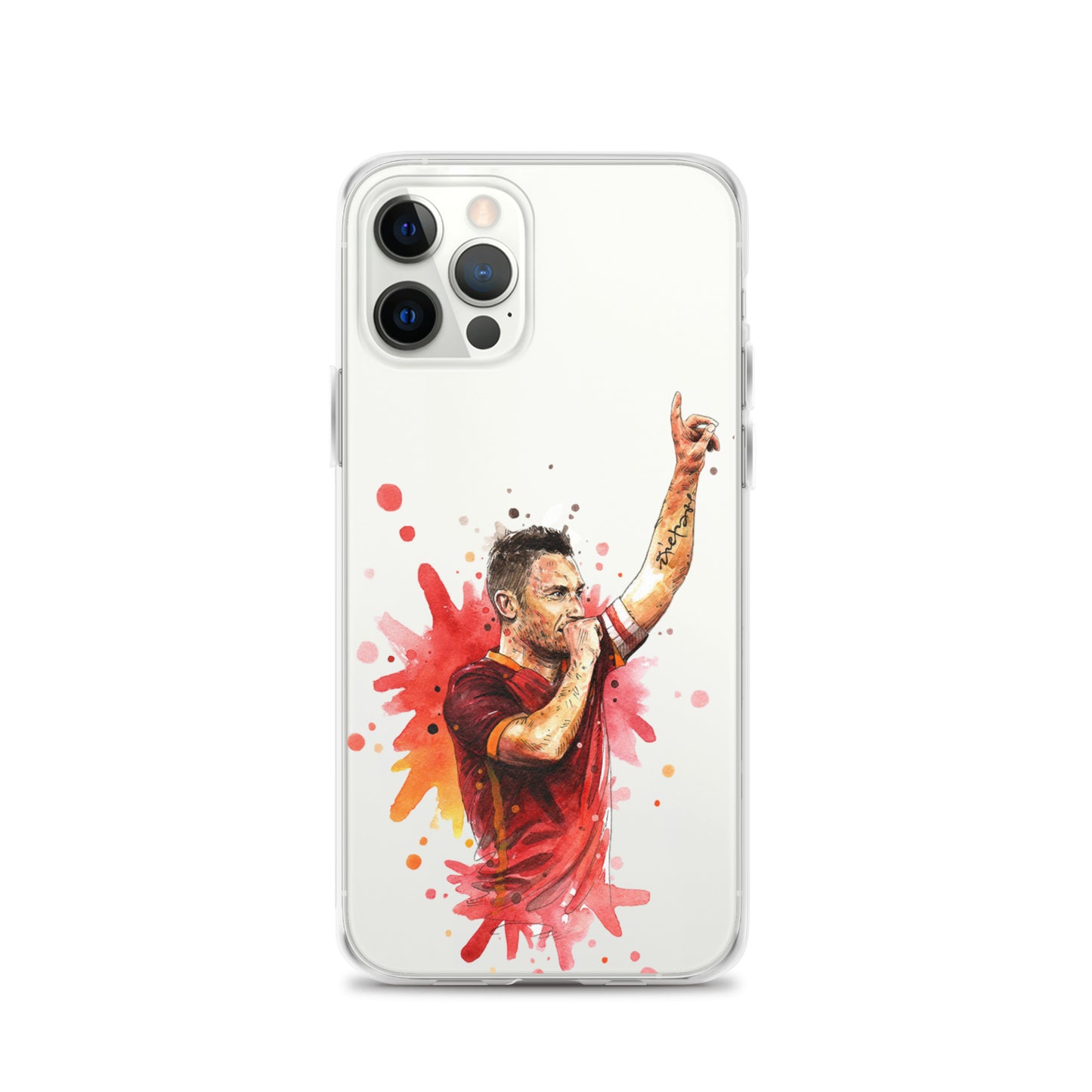 AS Roma Totti Eterno Vintage Clear Case for iPhone®