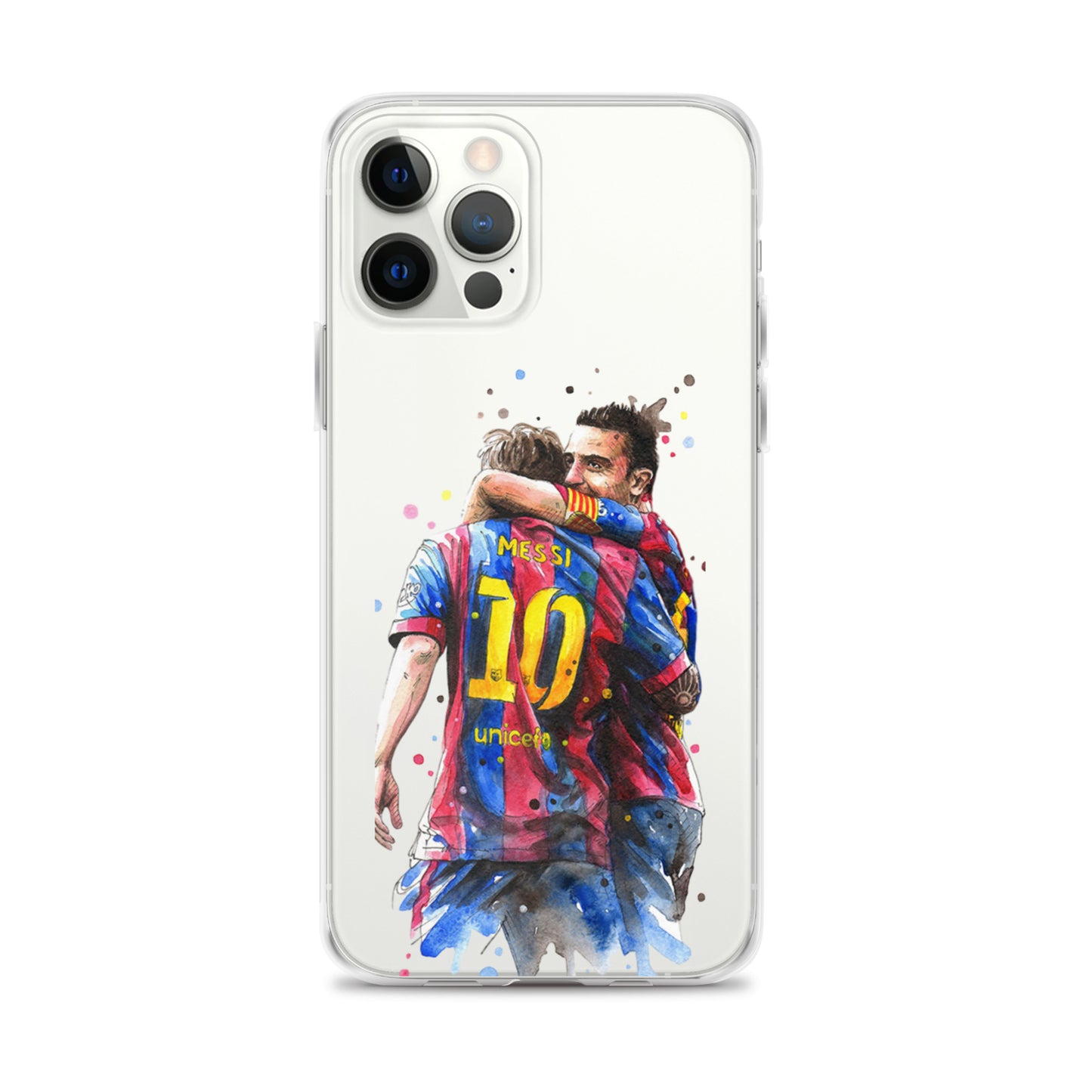 Messi & Xavi Barcelona days Clear Case for iPhone®