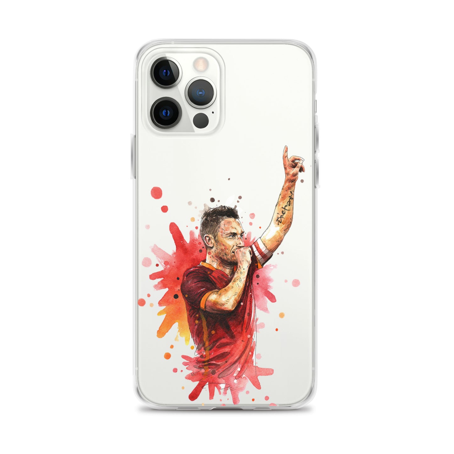 AS Roma Totti Eterno Vintage Clear Case for iPhone®