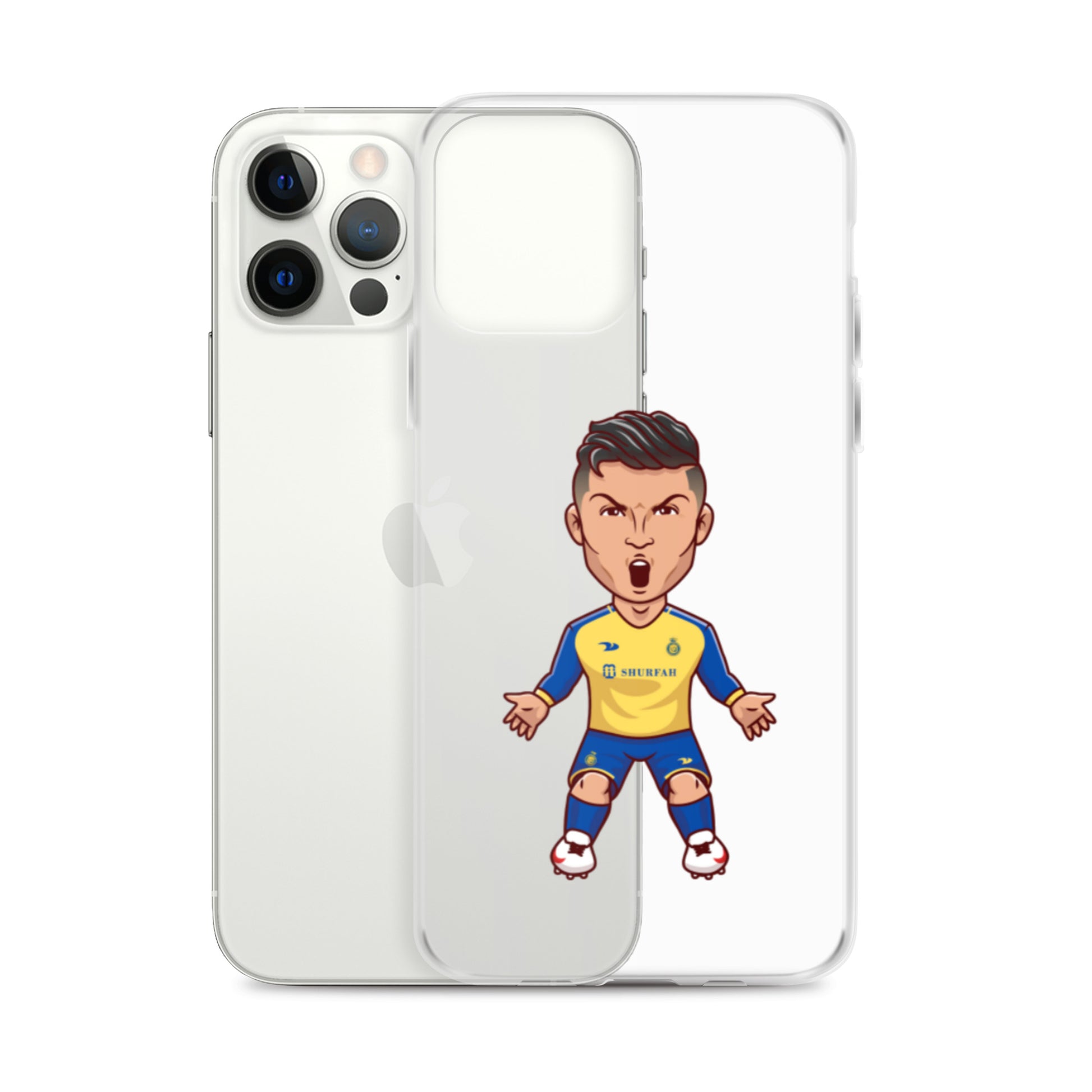 AL Nassr Ronaldo Clear Phone Case for iPhone® - The 90+ Minute