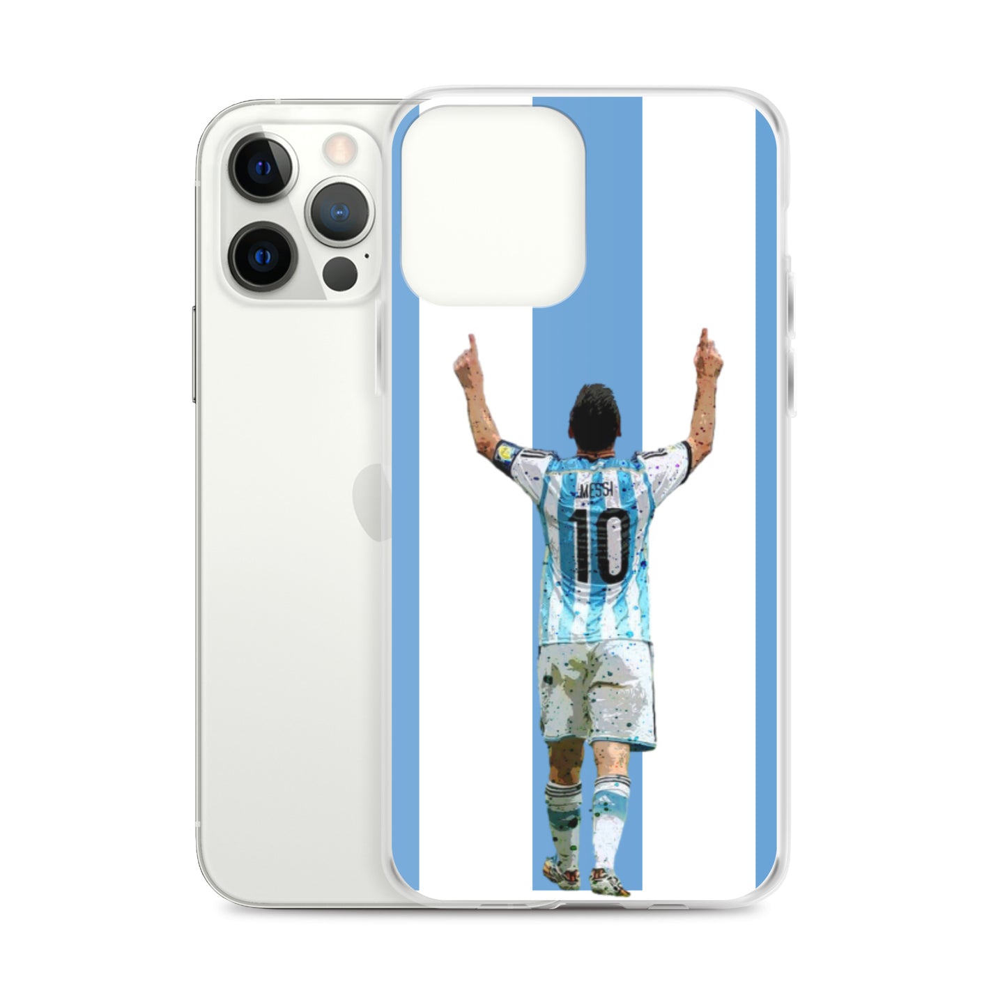 Messi Celebration Argentina Clear Case for iPhone® - The 90+ Minute