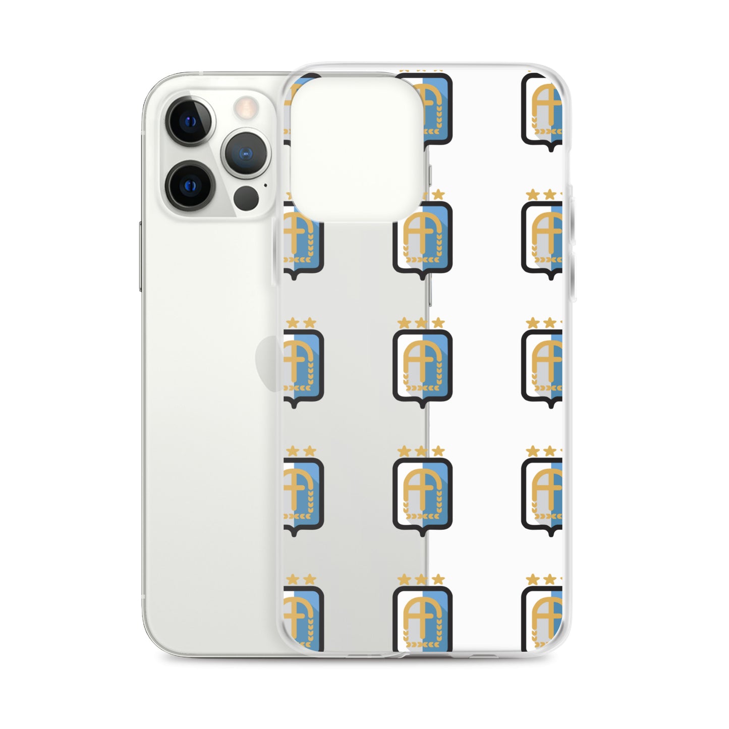 Argentina Vintage Logo 3 Stars Clear Case for iPhone®