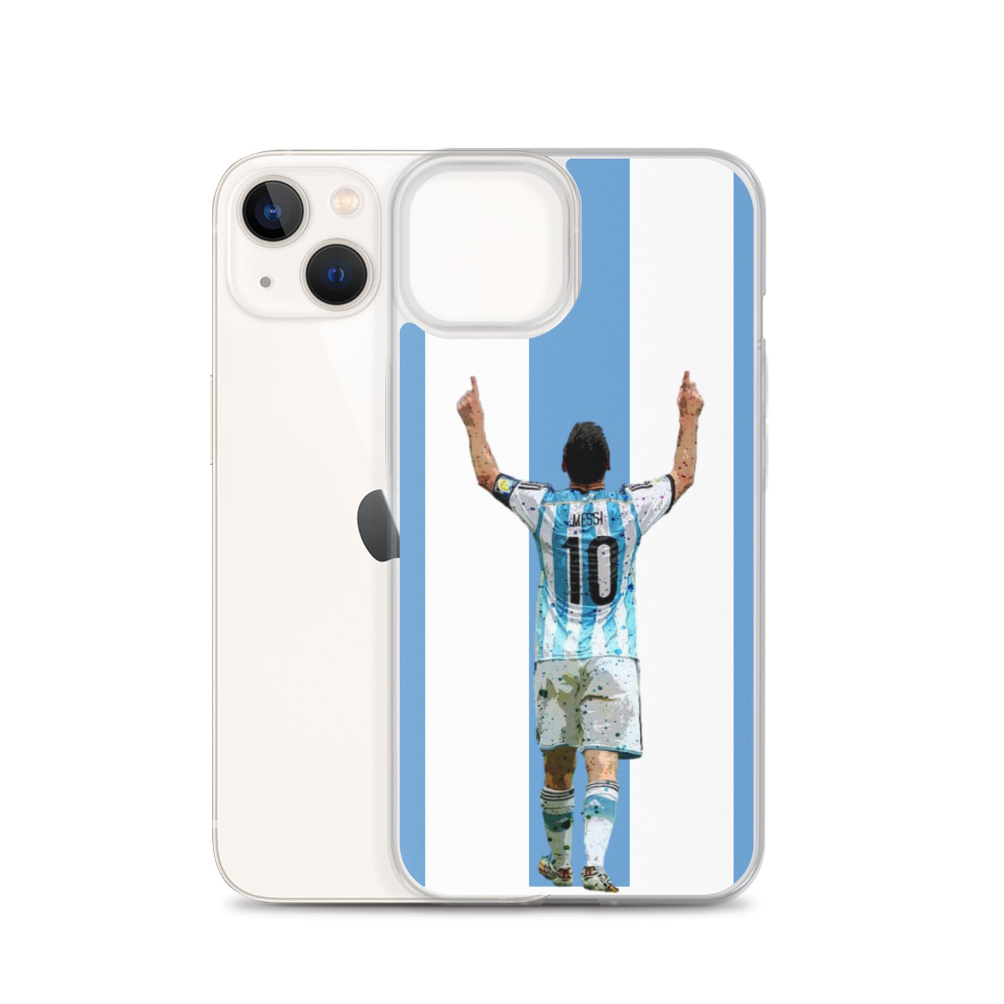 Messi Celebration Argentina Clear Case for iPhone® - The 90+ Minute