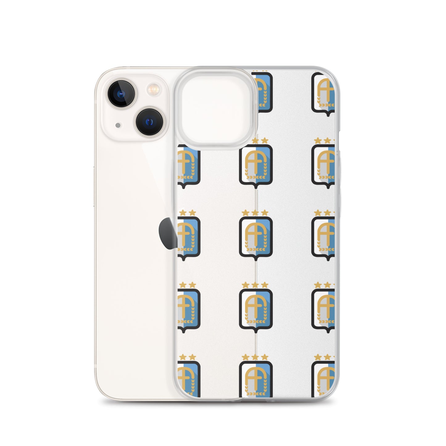 Argentina Vintage Logo 3 Stars Clear Case for iPhone®