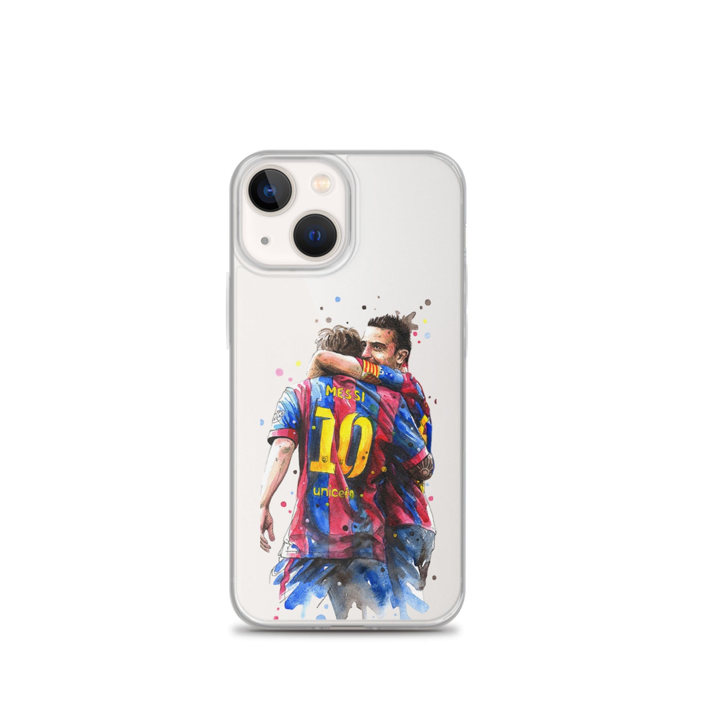Messi & Xavi Barcelona days Clear Case for iPhone®