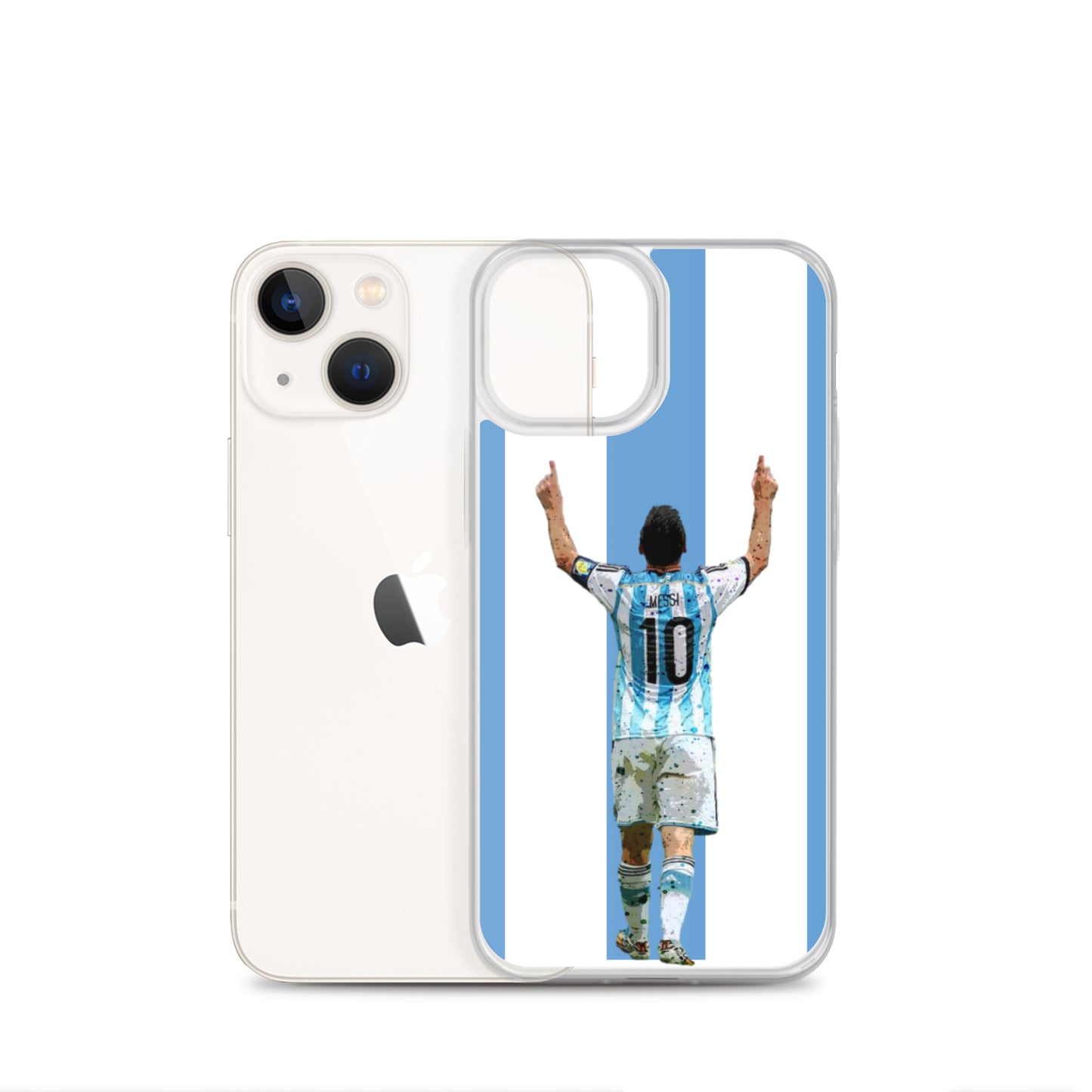 Messi Celebration Argentina Clear Case for iPhone® - The 90+ Minute
