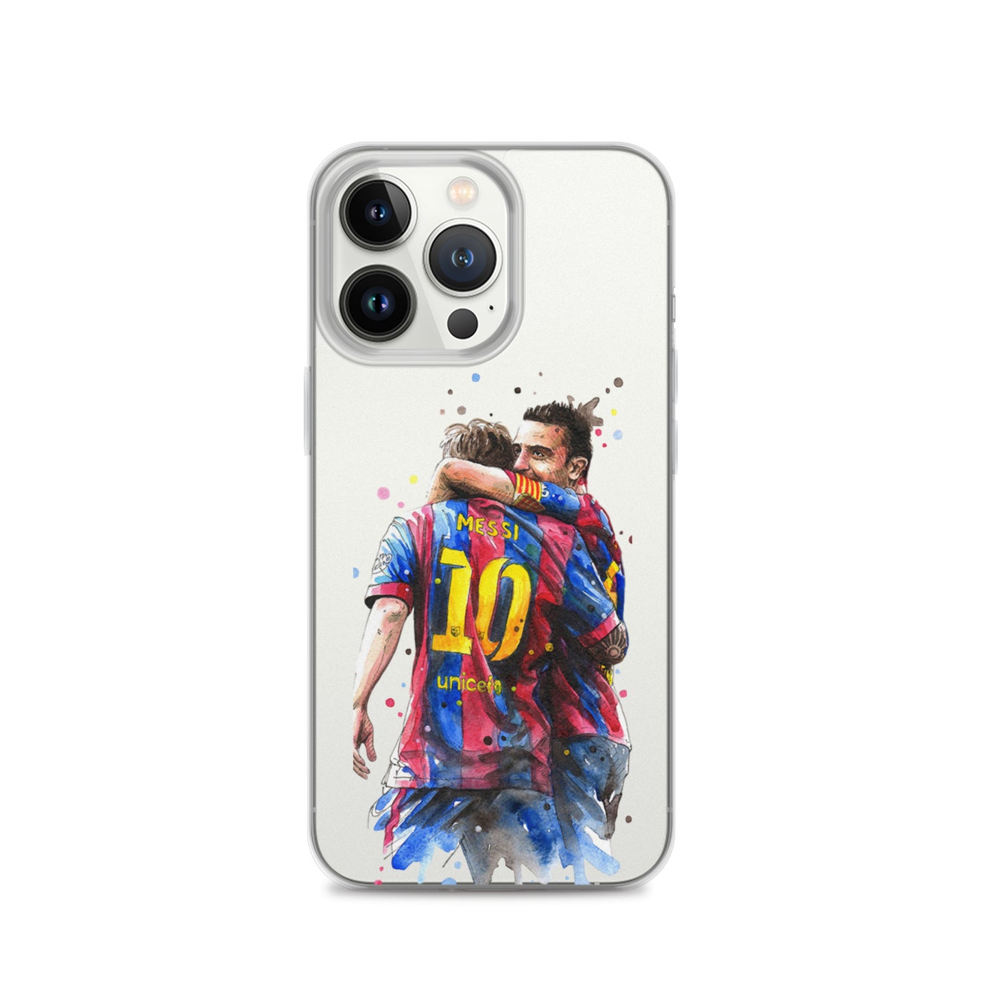 Messi & Xavi Barcelona days Clear Case for iPhone®