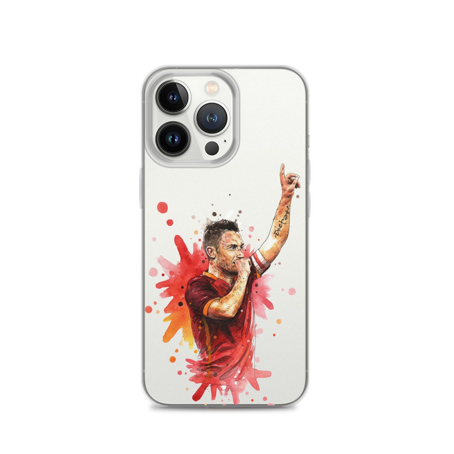 AS Roma Totti Eterno Vintage Clear Case for iPhone®