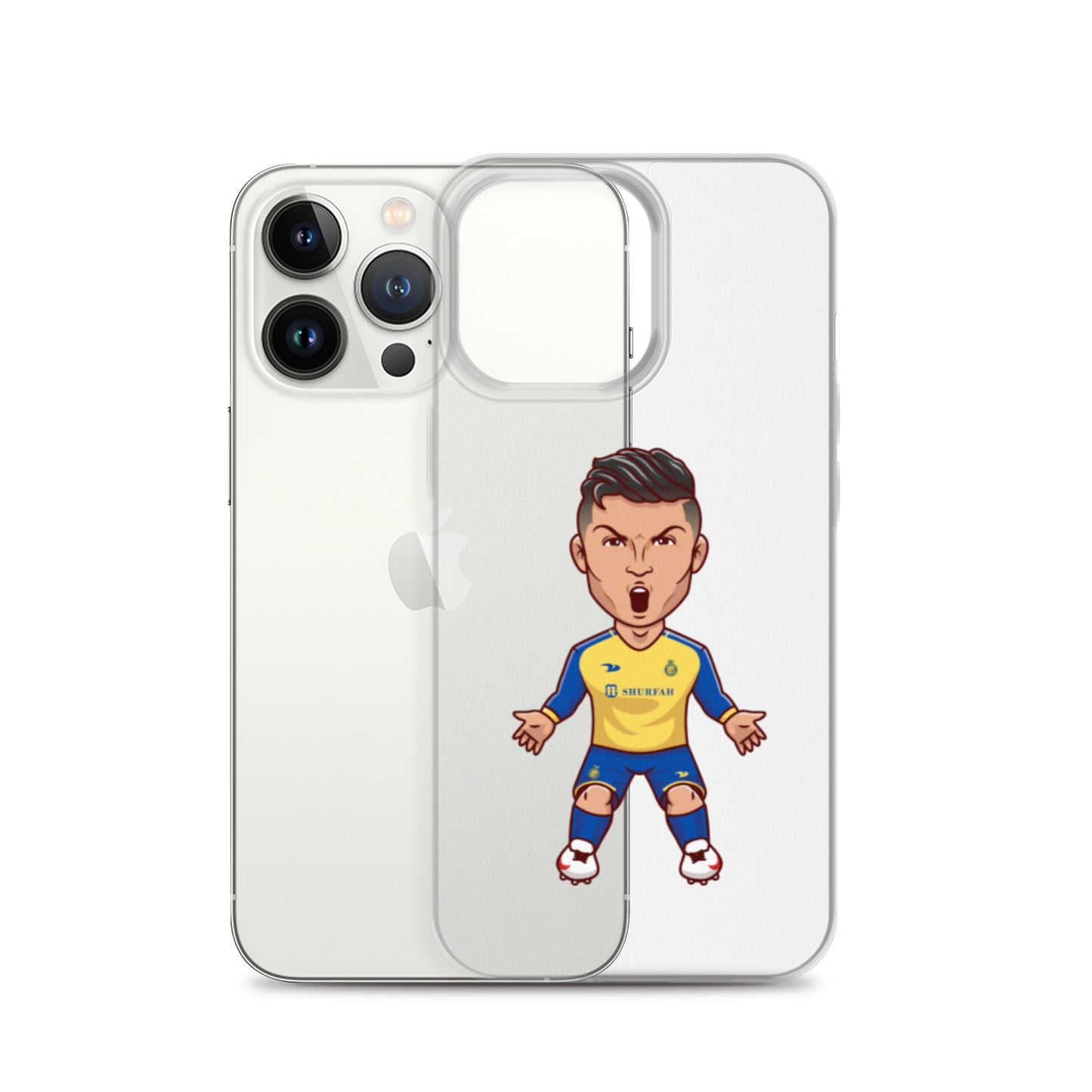 AL Nassr Ronaldo Clear Phone Case for iPhone® - The 90+ Minute