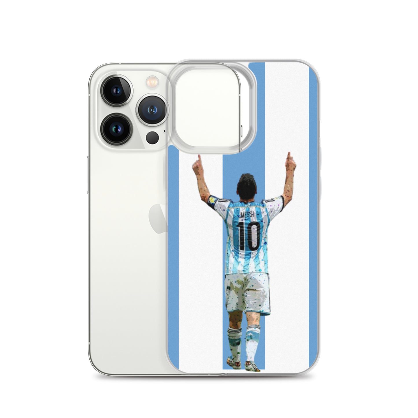 Messi Celebration Argentina Clear Case for iPhone® - The 90+ Minute