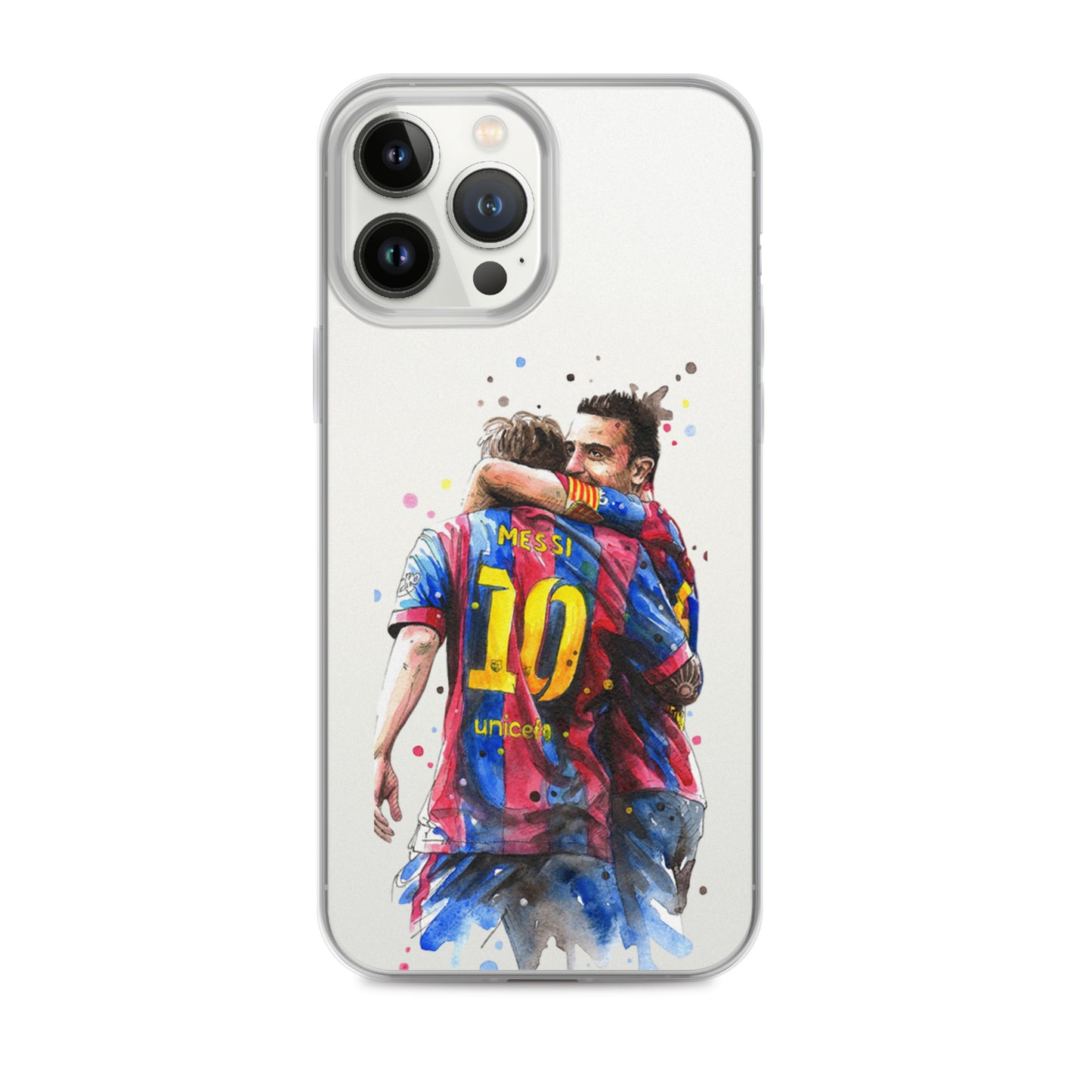 Messi & Xavi Barcelona days Clear Case for iPhone®