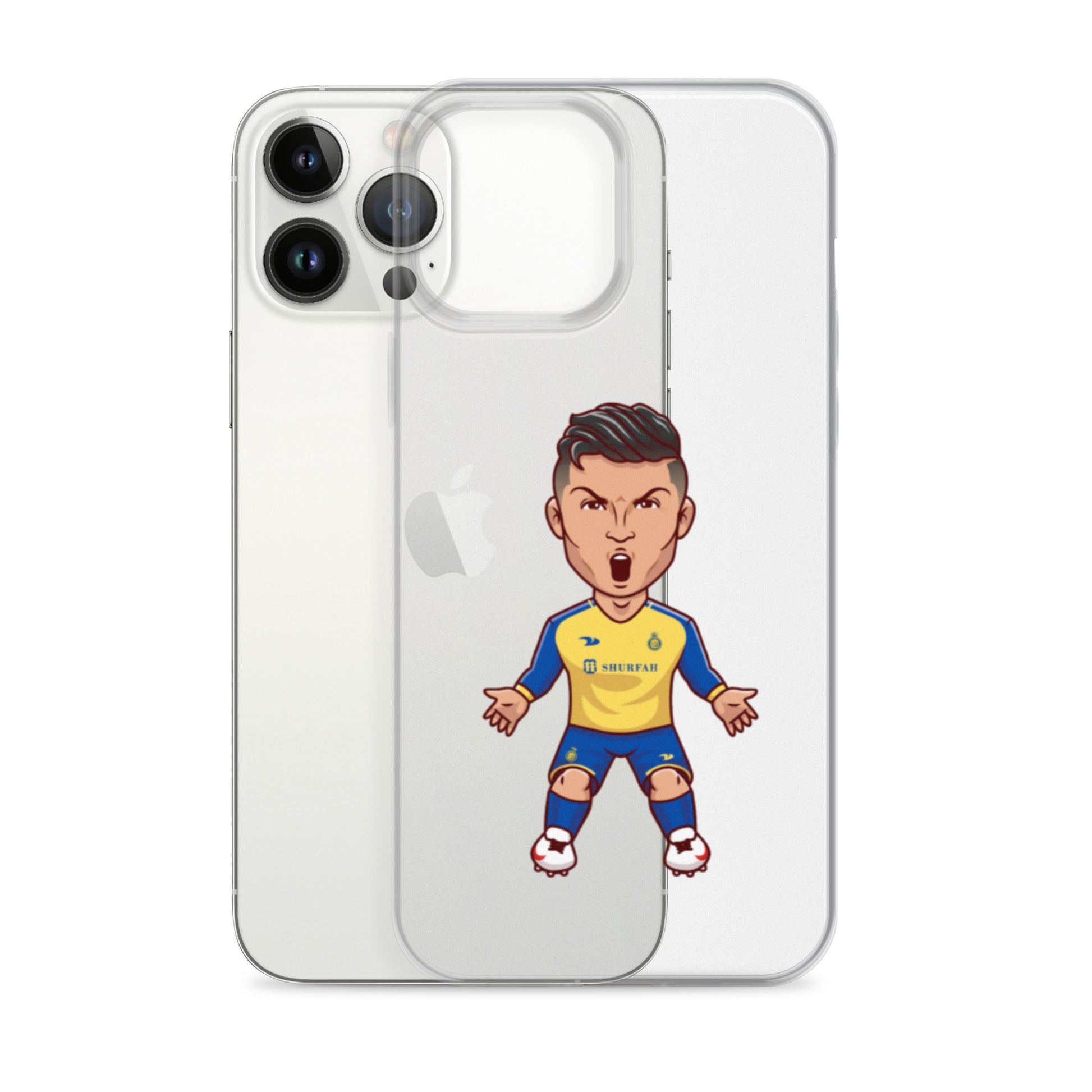 AL Nassr Ronaldo Clear Phone Case for iPhone® - The 90+ Minute