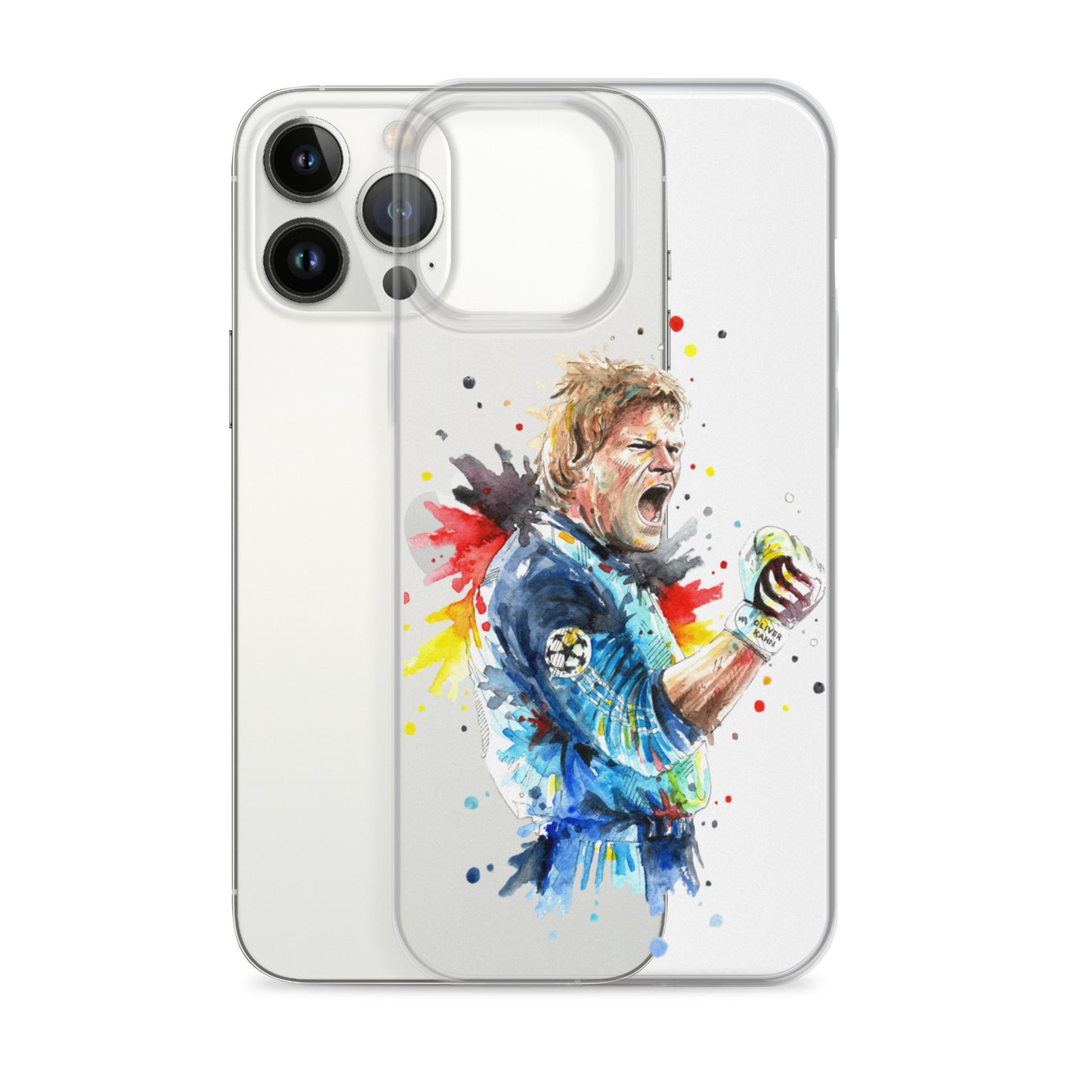Germany Oliver Kahn Vintage Clear Case for iPhone® - The 90+ Minute