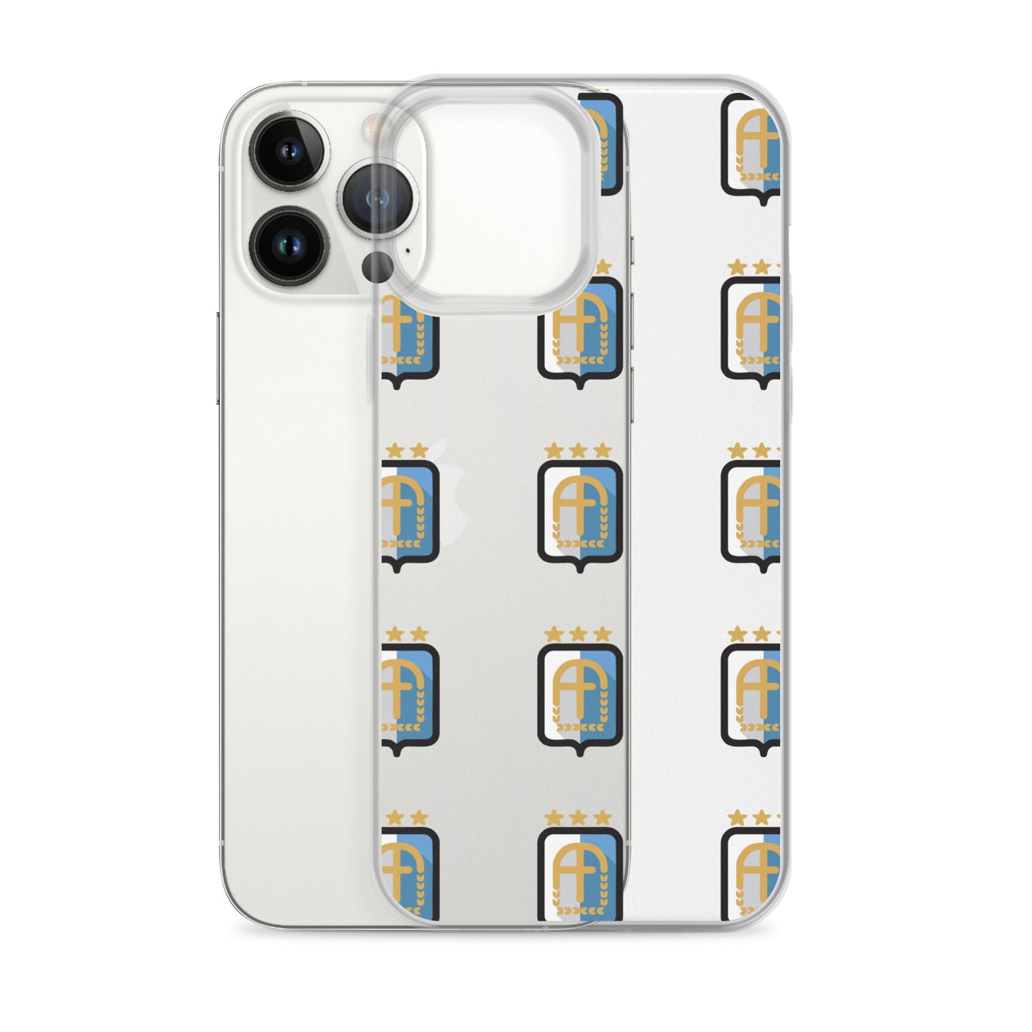 Argentina Vintage Logo 3 Stars Clear Case for iPhone®