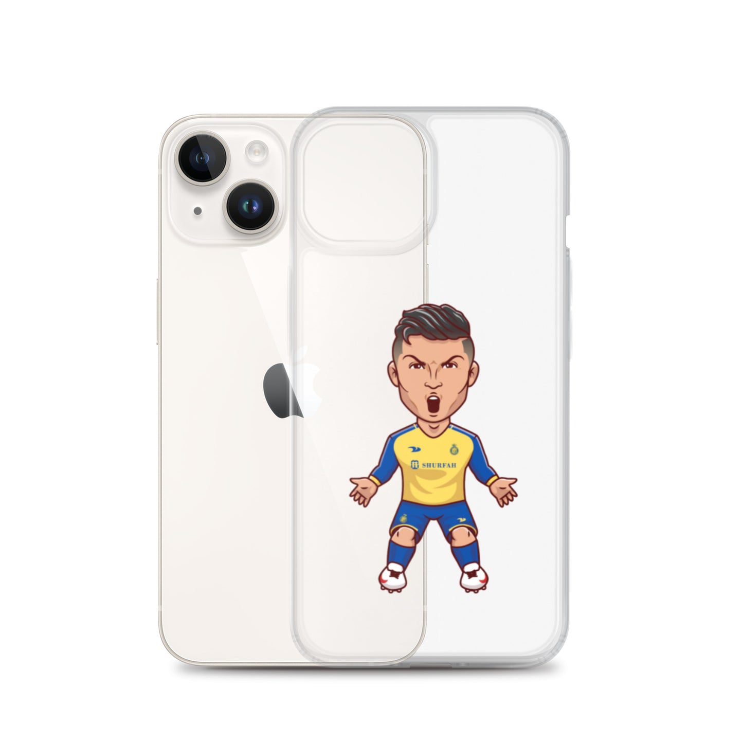 AL Nassr Ronaldo Clear Phone Case for iPhone® - The 90+ Minute