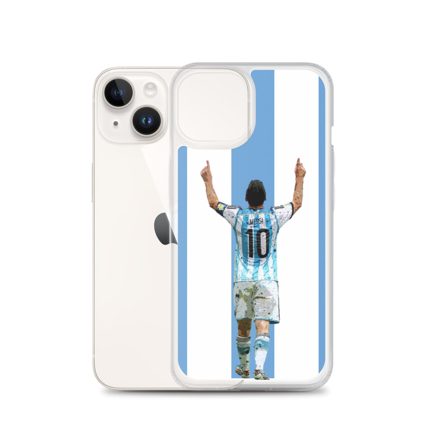 Messi Celebration Argentina Clear Case for iPhone® - The 90+ Minute