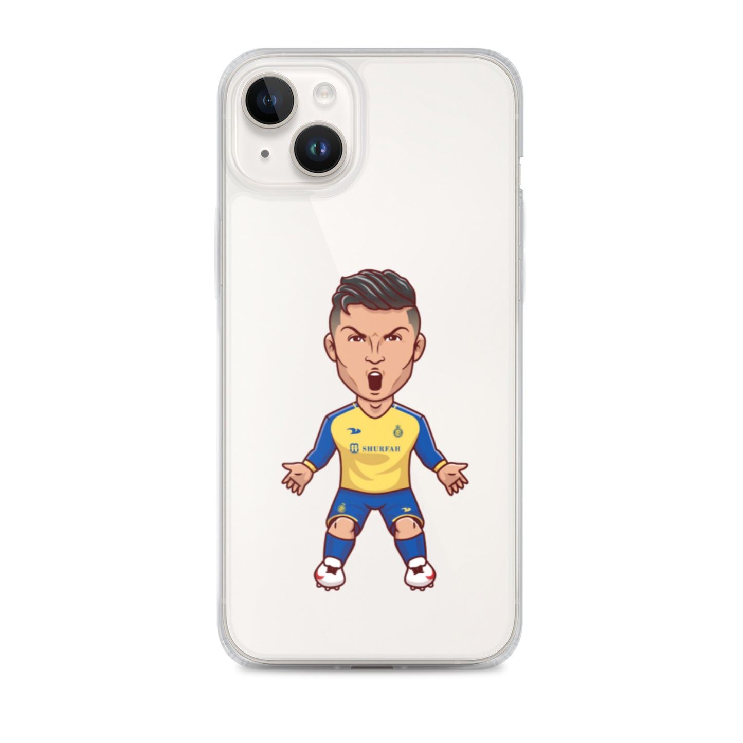 AL Nassr Ronaldo Clear Phone Case for iPhone® - The 90+ Minute