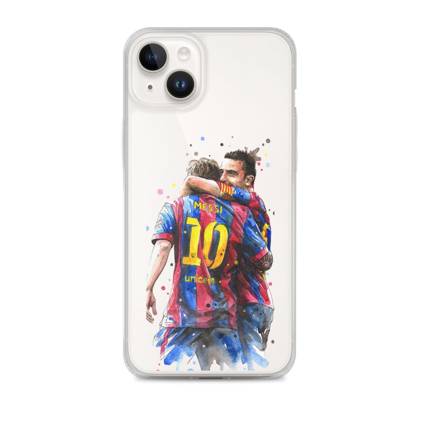 Messi & Xavi Barcelona days Clear Case for iPhone®