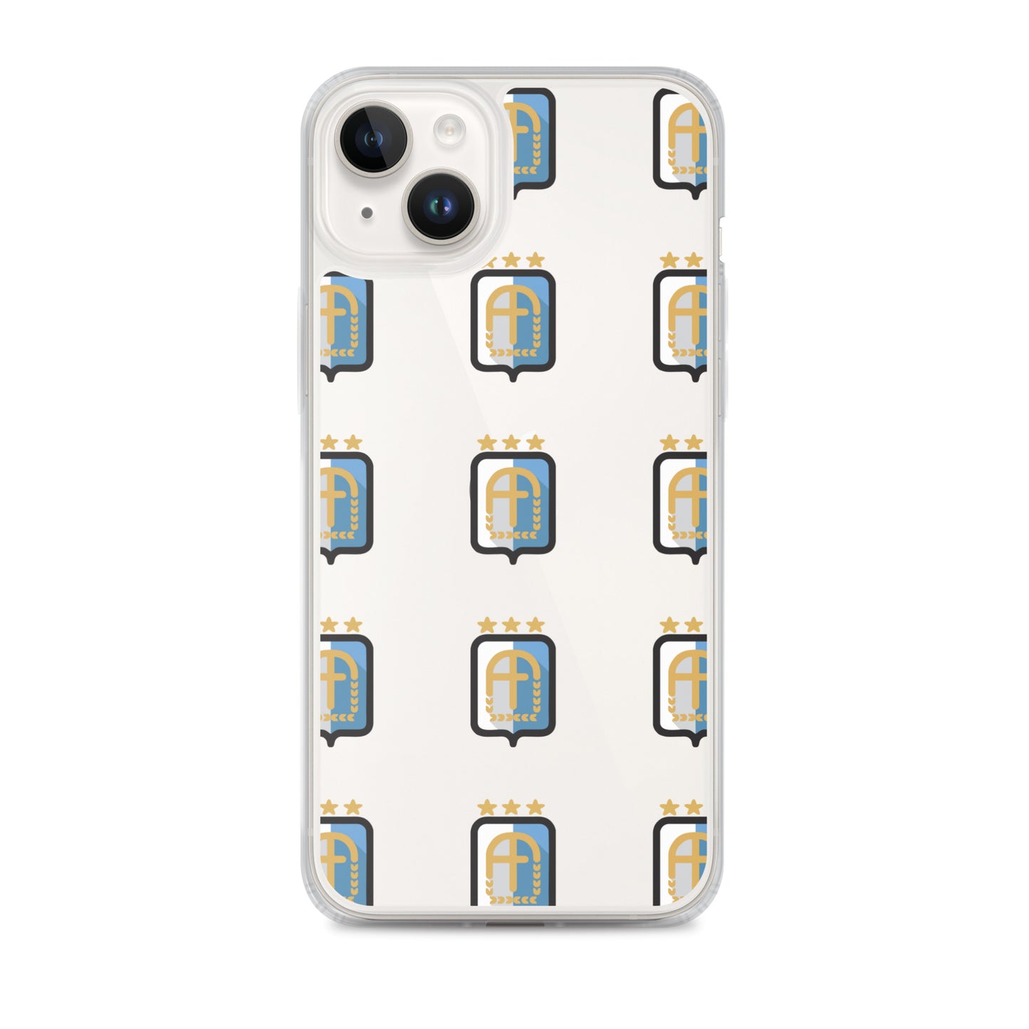 Argentina Vintage Logo 3 Stars Clear Case for iPhone®